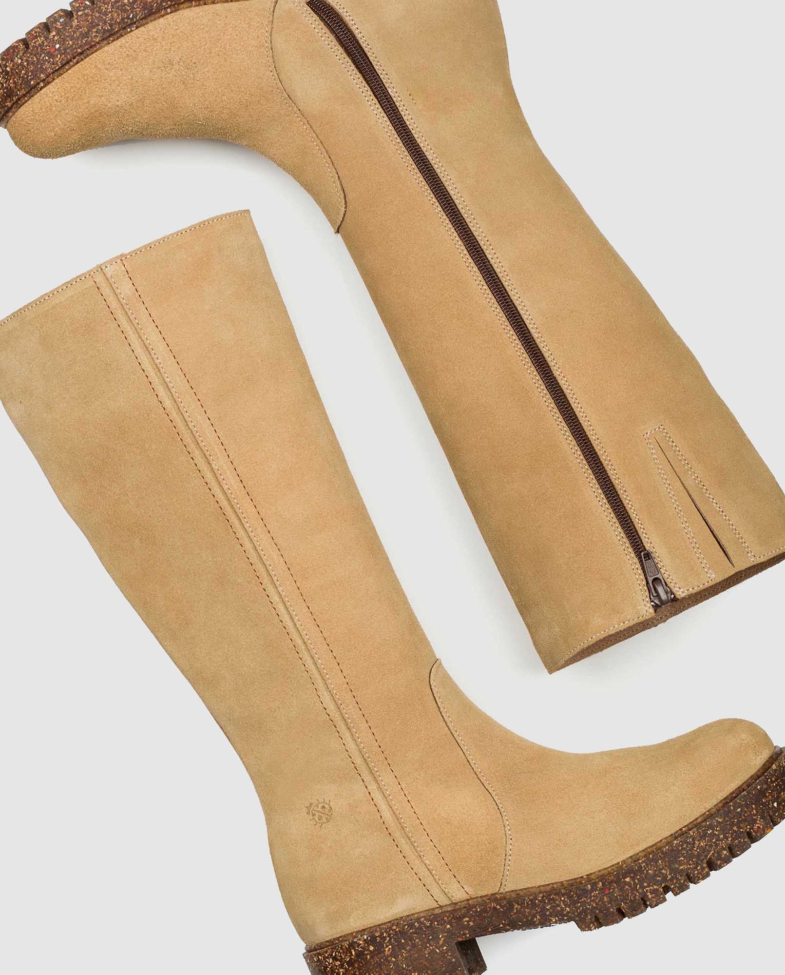 Bota de tacón Dublin 002 beige - Image 5