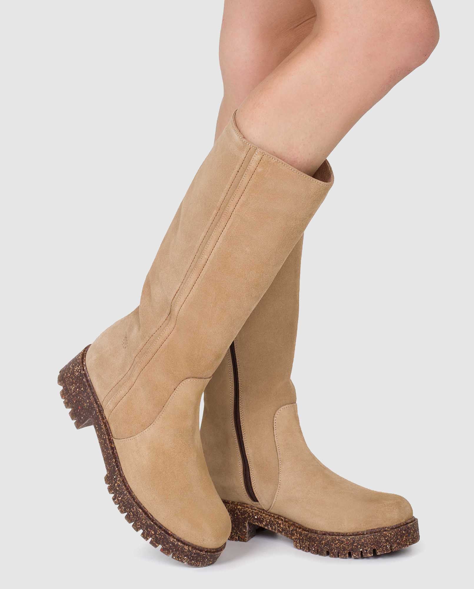 Bota de tacón Dublin 002 beige - Image 6