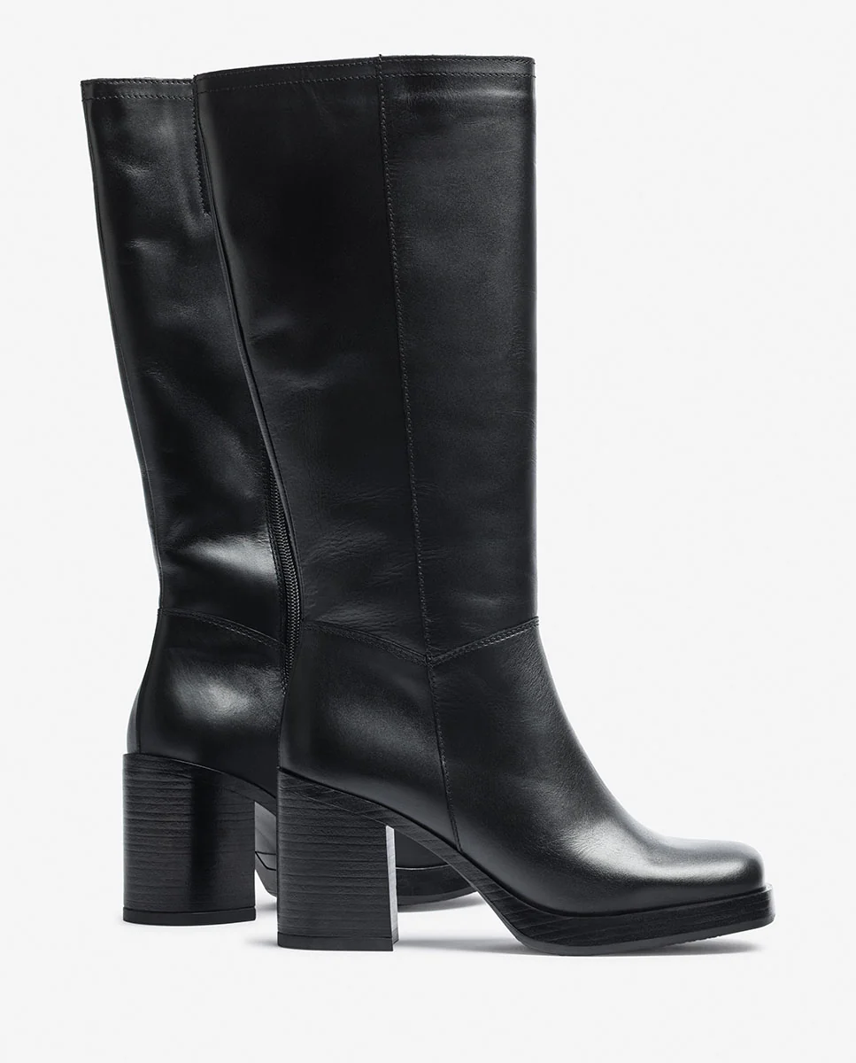 Bota de tacón KOLIN-008 negro - Image 5