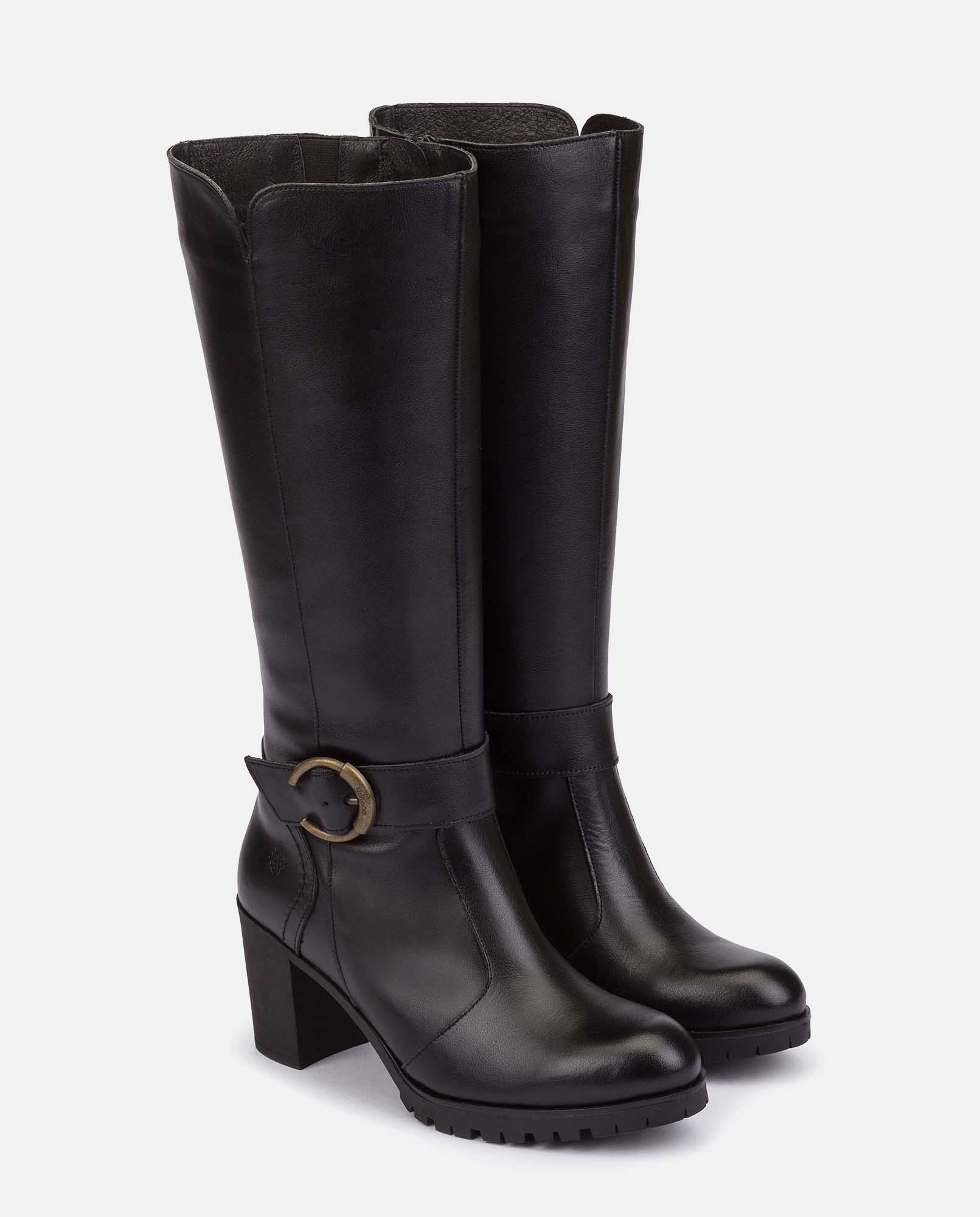 Bota de tacón PRAGA-017 negro - Image 5