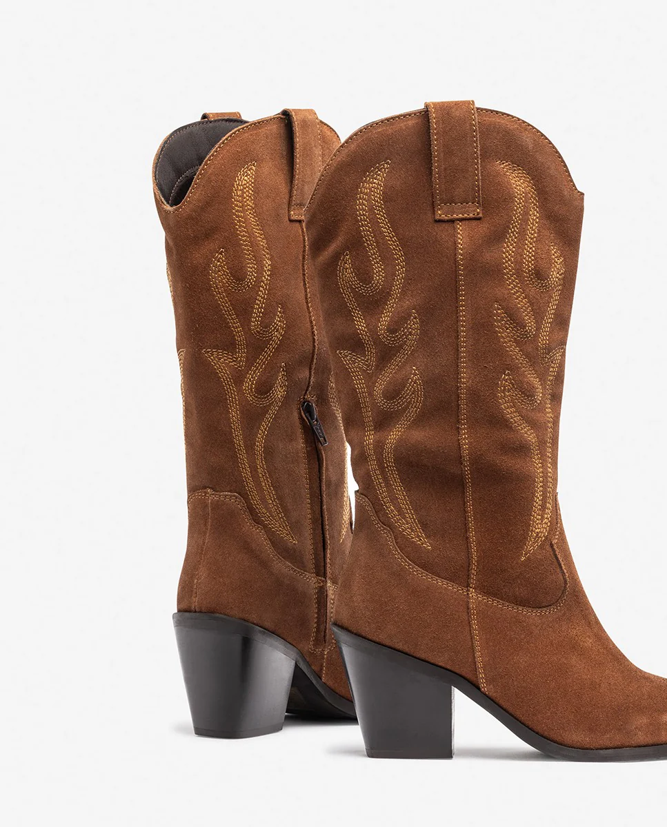 Bota de tacón RID-403 marrón - Image 3
