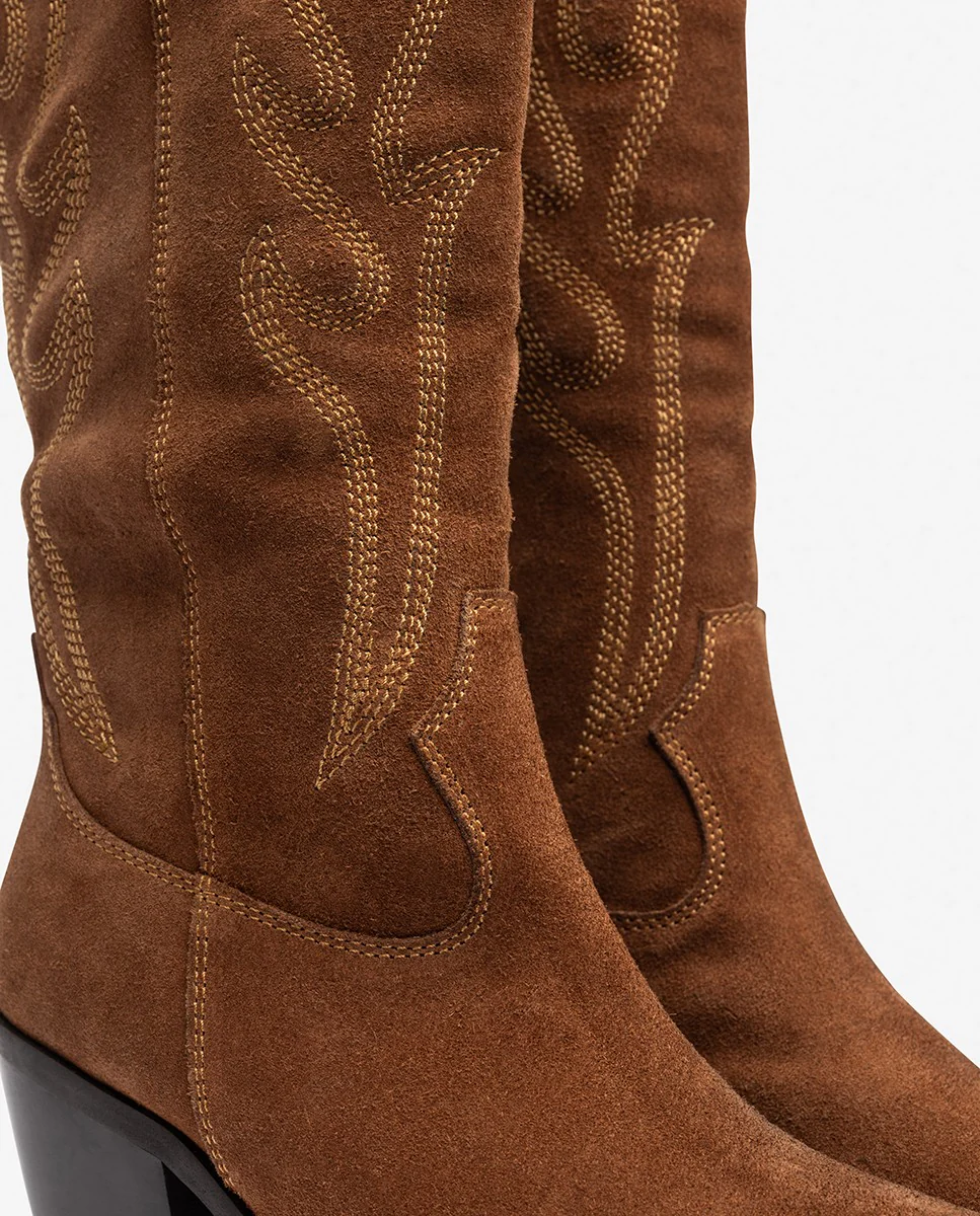 Bota de tacón RID-403 marrón - Image 4
