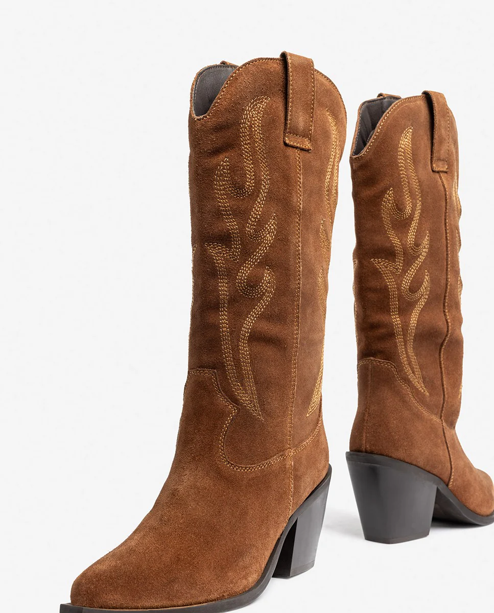 Bota de tacón RID-403 marrón - Image 5