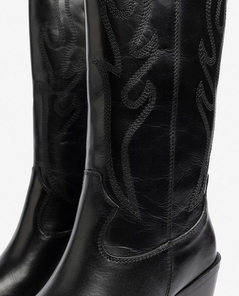 Bota de tacón RID-403 negro - Image 3
