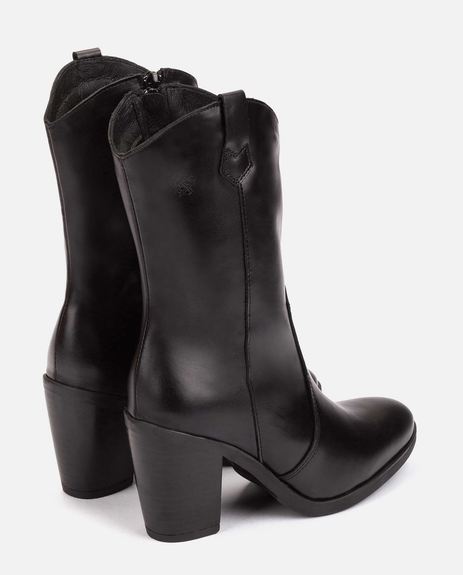 Bota de tacón TOURS-003 negro - Image 6