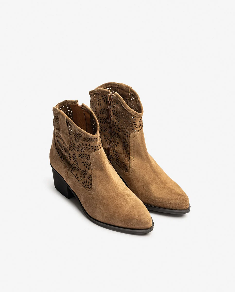 Botín de tacón LAILA-001 beige - Image 2