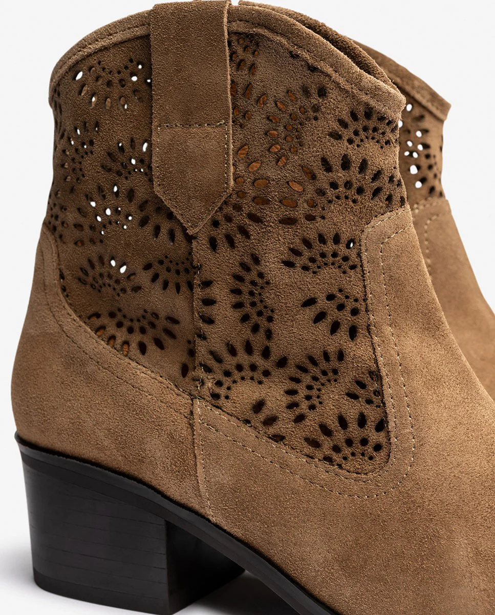 Botín de tacón LAILA-001 beige - Image 3