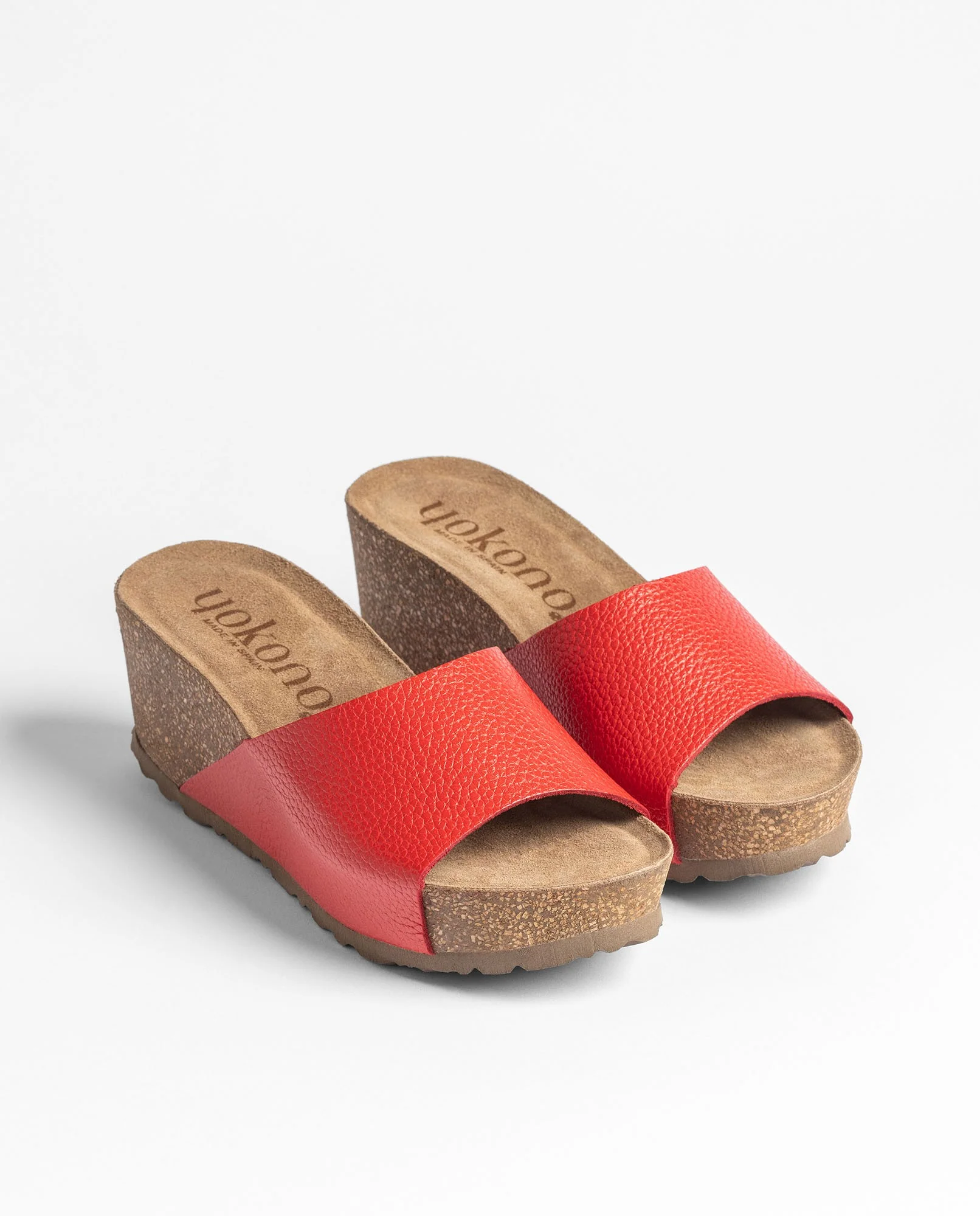 Sandalia cuña BARI-265 coral - Image 2