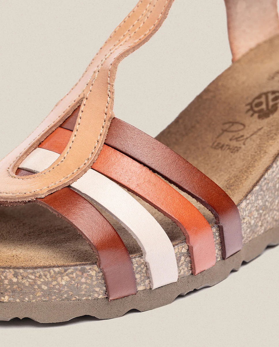 Sandalia cuña Cadiz 301 beige - Image 5