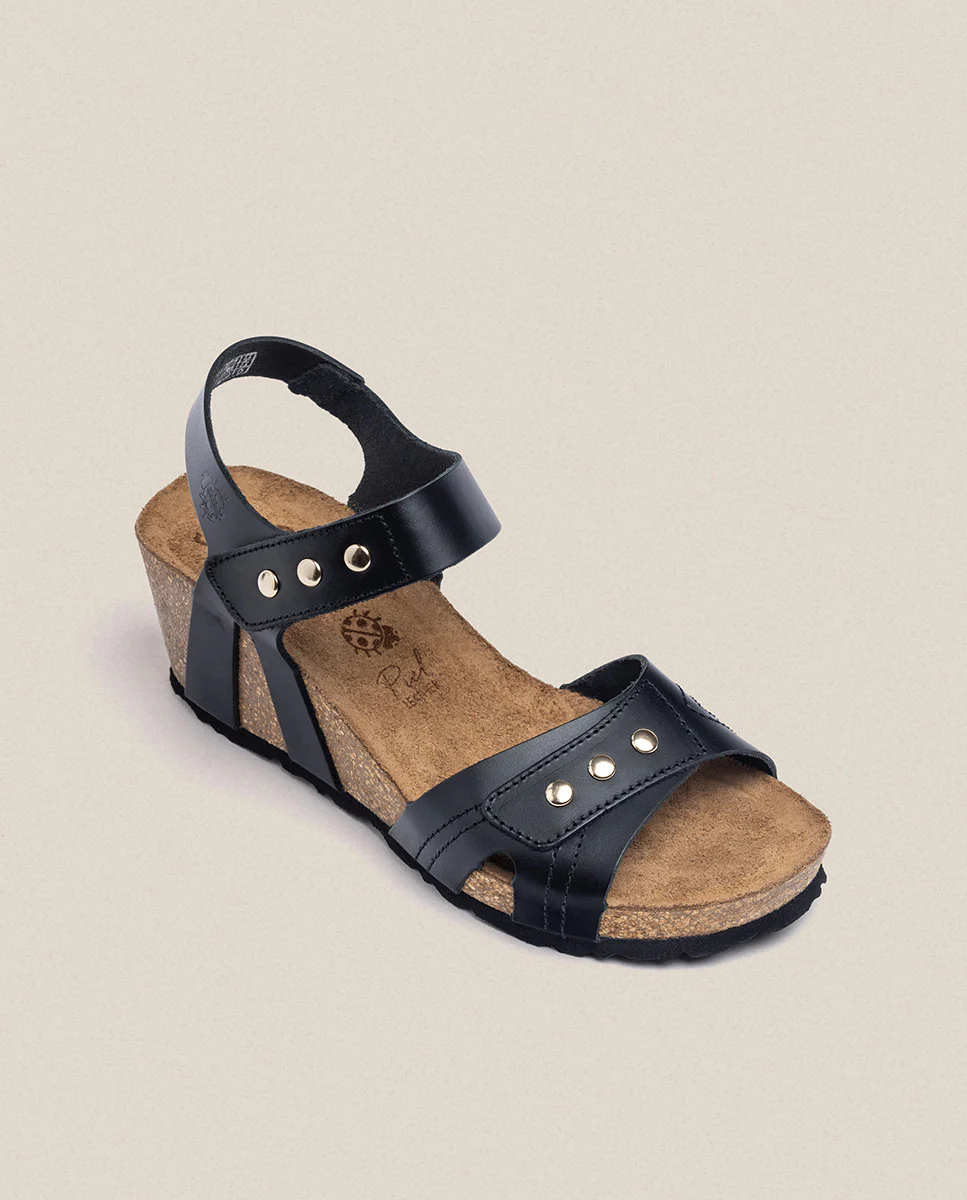 Sandalia cuña Cadiz 303 negro - Image 6
