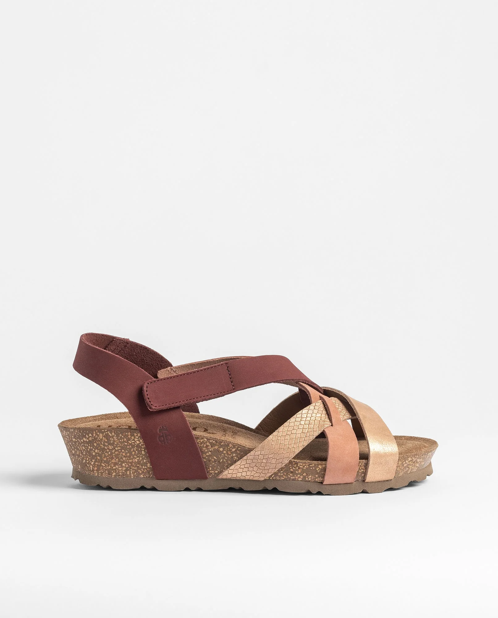 Sandalia cuña MONACO-263 multicolor
