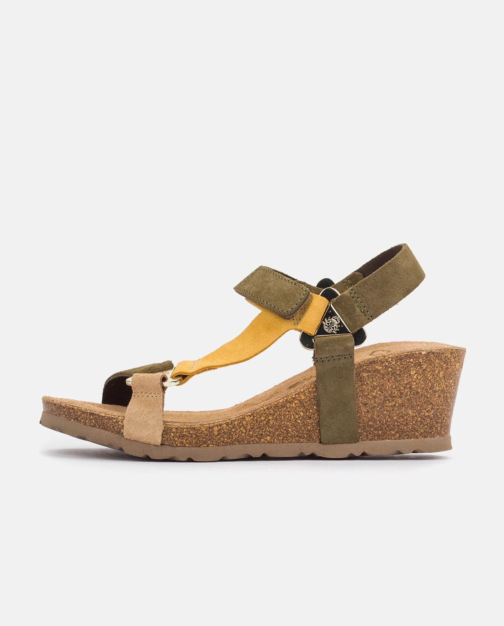 Sandalia de cuña Cadiz 139 verde - Image 6