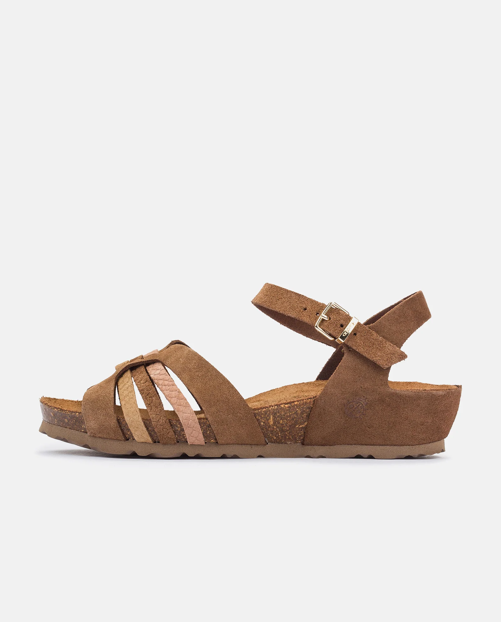 Sandalia de cuña Monaco 185 marrón - Image 6
