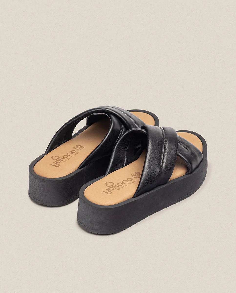 Sandalia de plataforma CARMEN-004 negro - Image 4