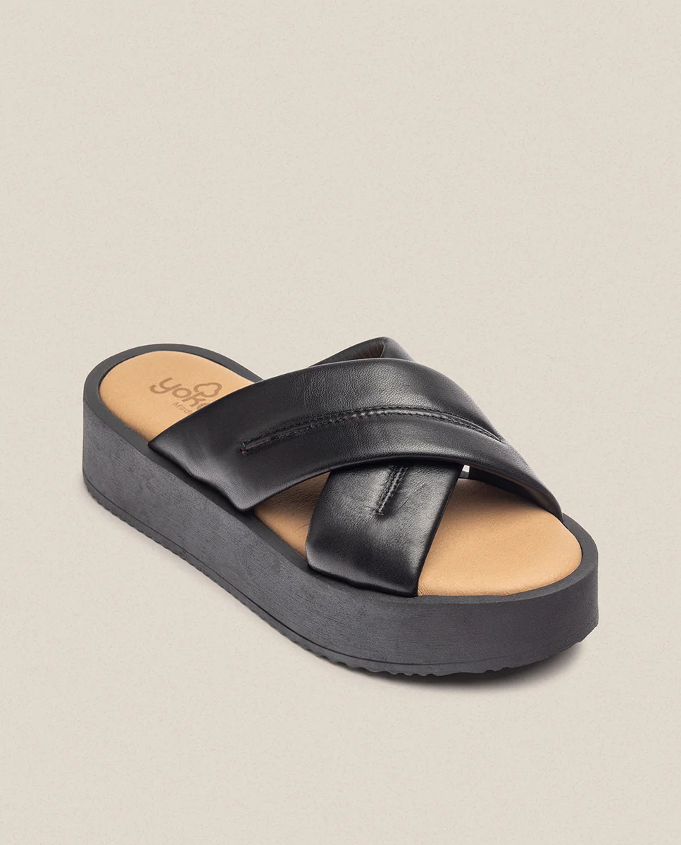 Sandalia de plataforma CARMEN-004 negro - Image 5