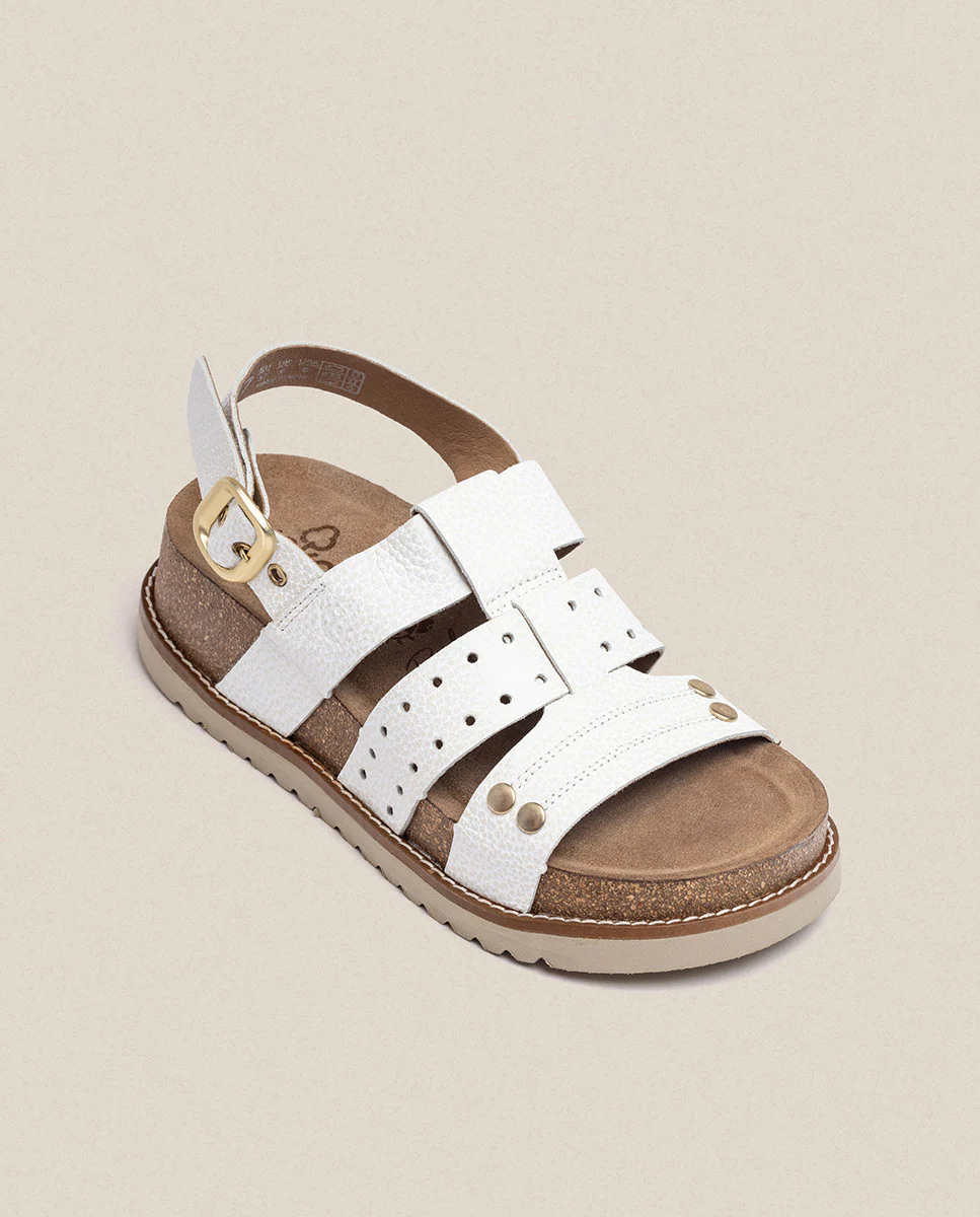 Sandalia de plataforma Oca 007 blanco - Image 6