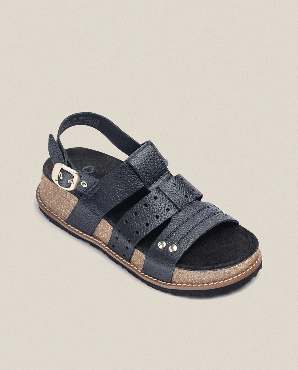 Sandalia de plataforma Oca 007 negro - Image 6