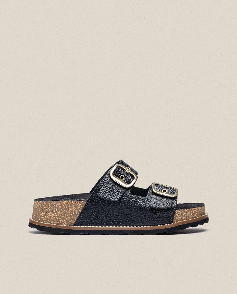 Sandalia de plataforma Oca 013 negro - Image 6