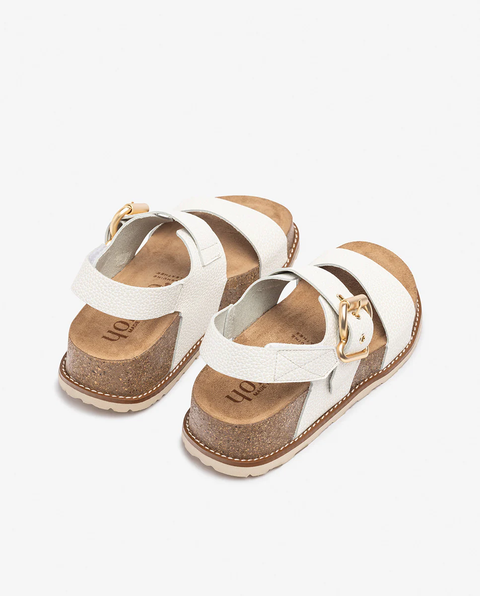 Sandalia de plataforma OCA-254 blanco - Image 4