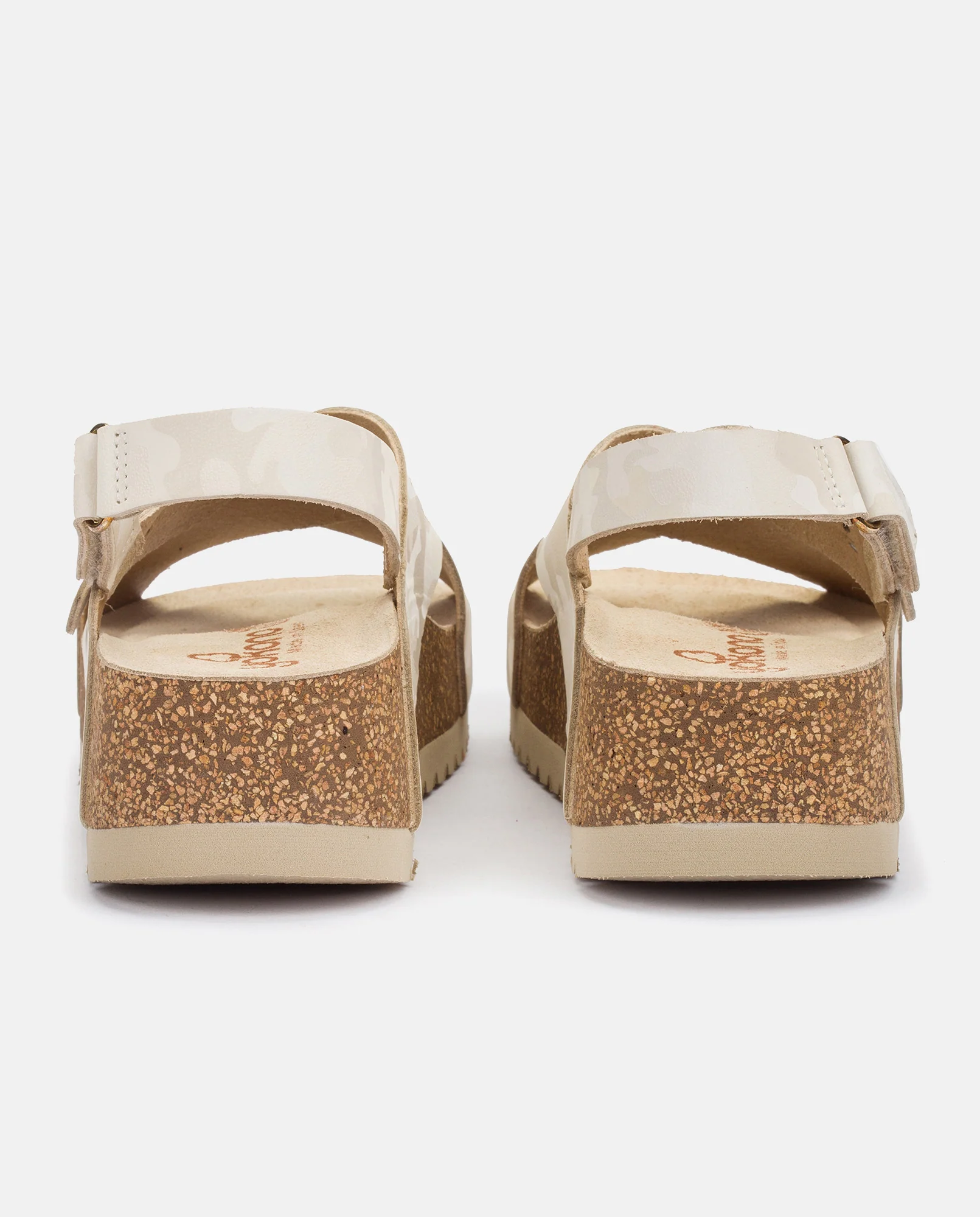 Sandalia de plataforma Velez 001 blanco - Image 3