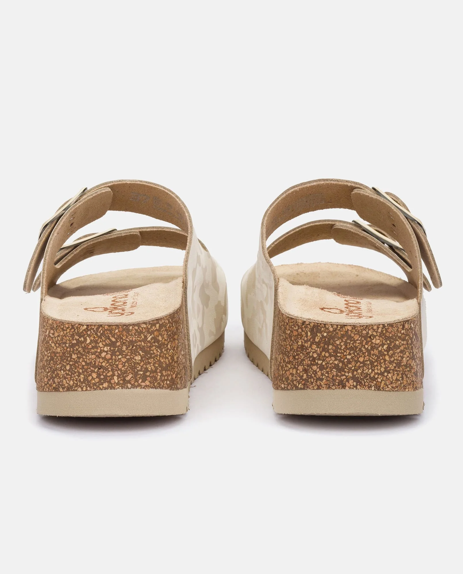Sandalia de plataforma Velez 003 blanco - Image 3