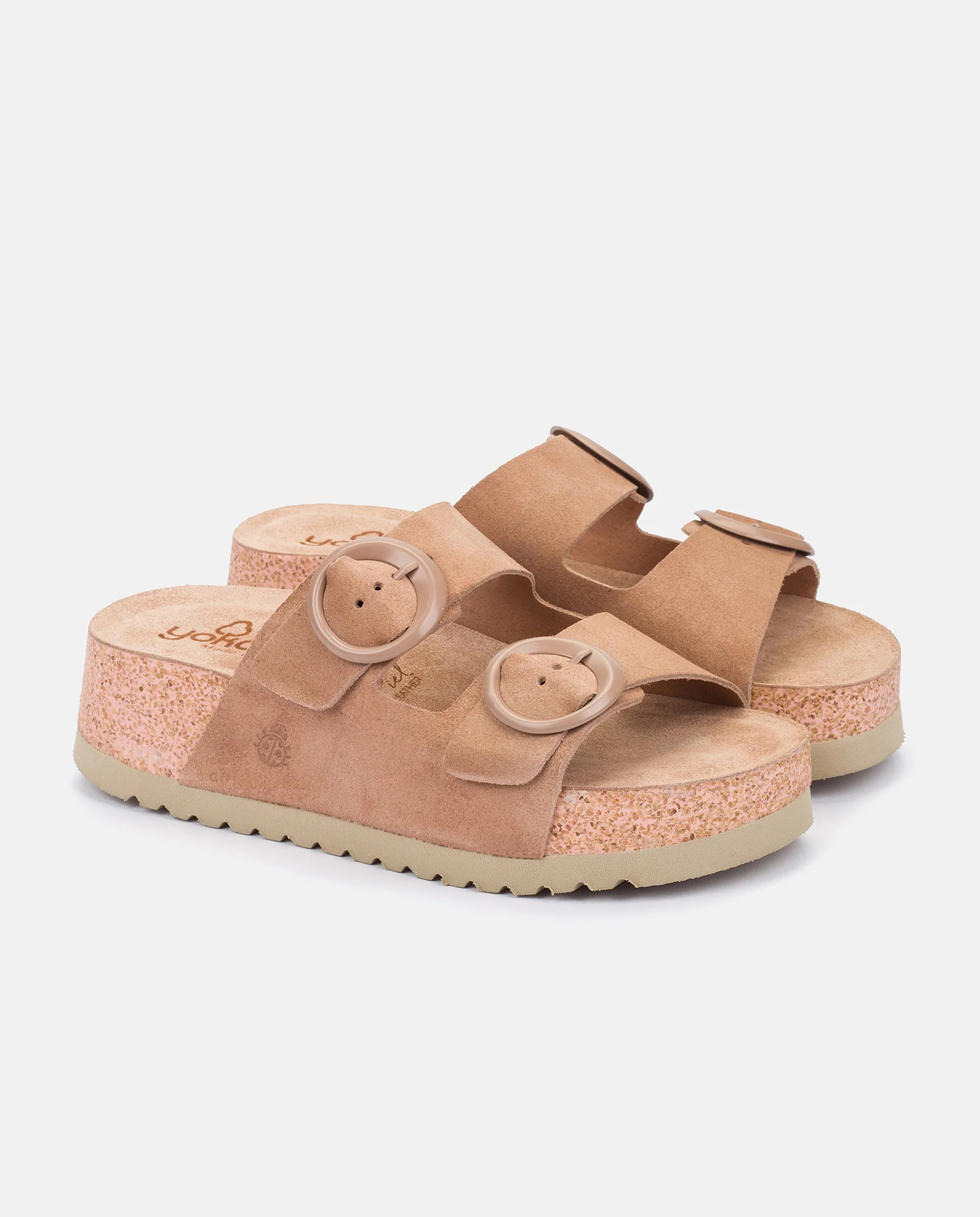Sandalia de plataforma Velez 003 rosa - Image 3