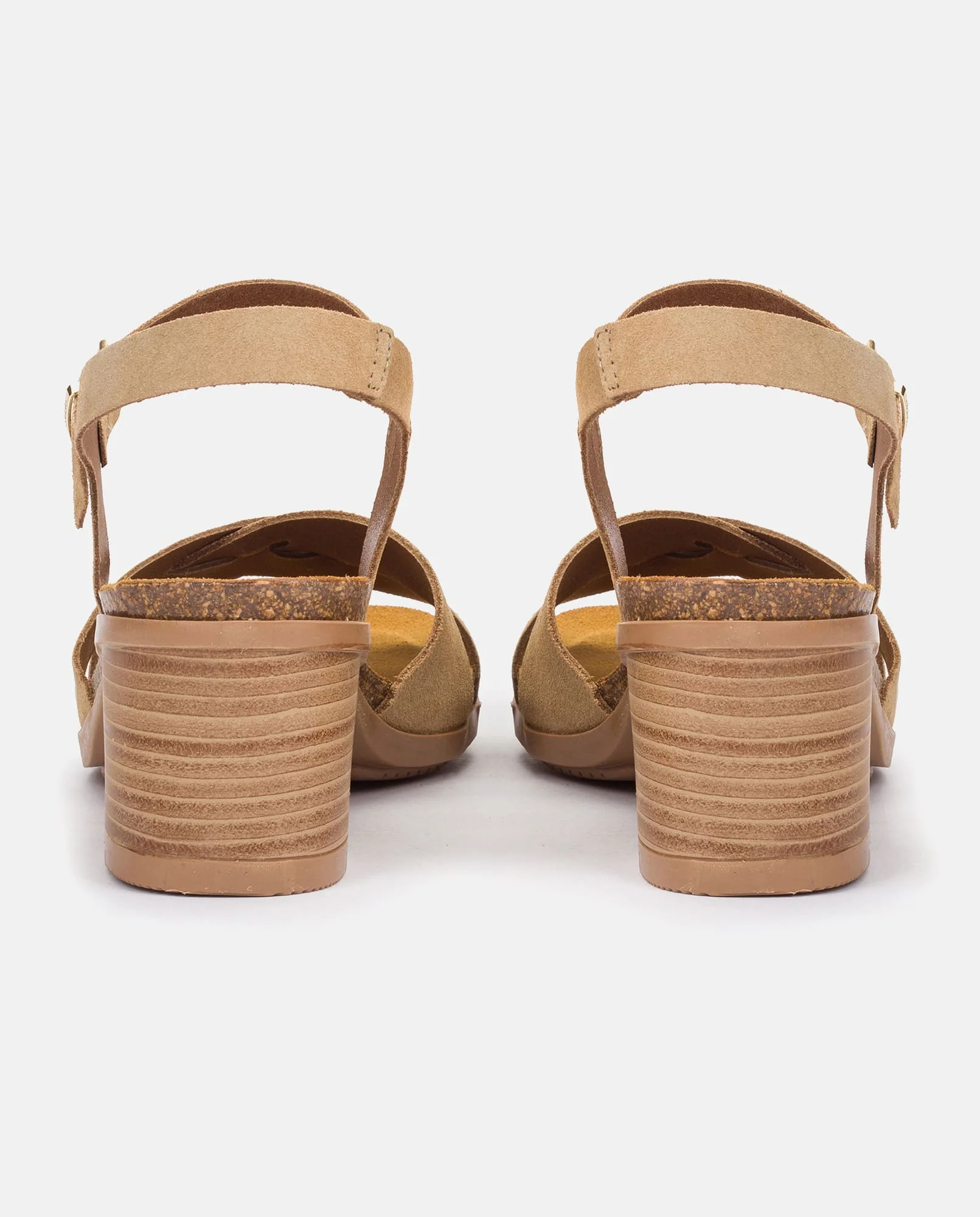 Sandalia de tacón Soller 001 beige - Image 4