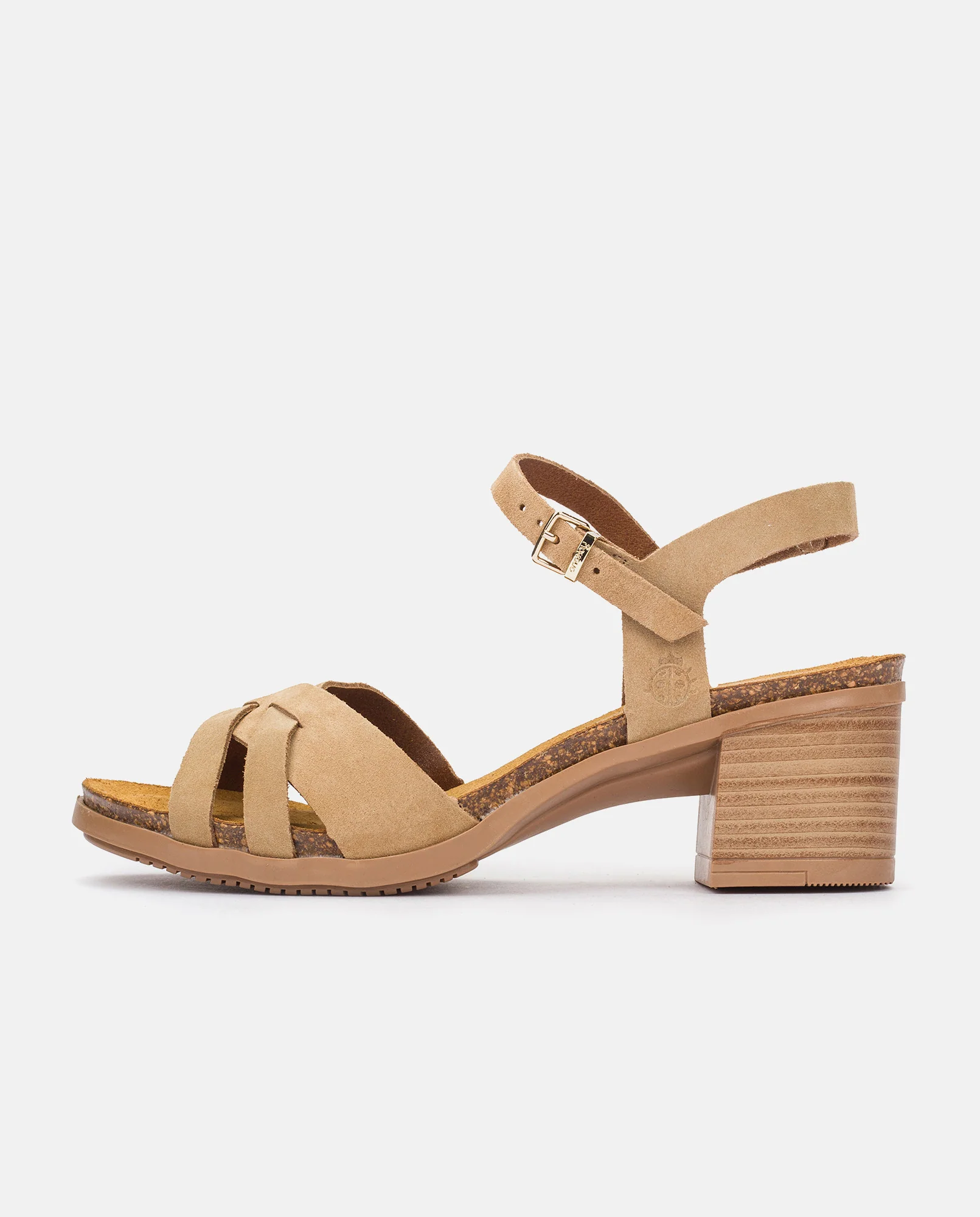 Sandalia de tacón Soller 001 beige - Image 7