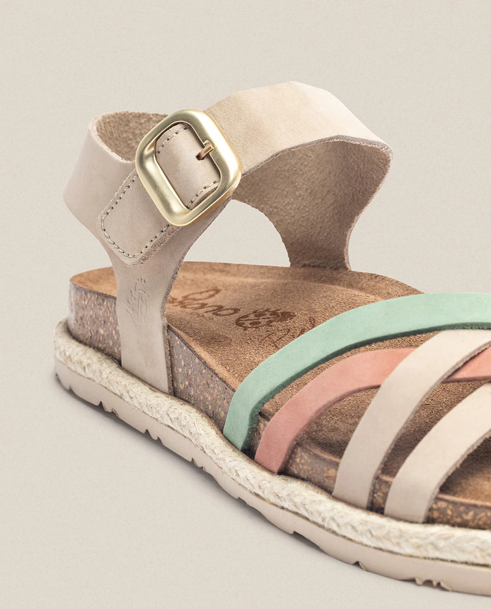 Sandalia plana Arena 001 beige - Image 6