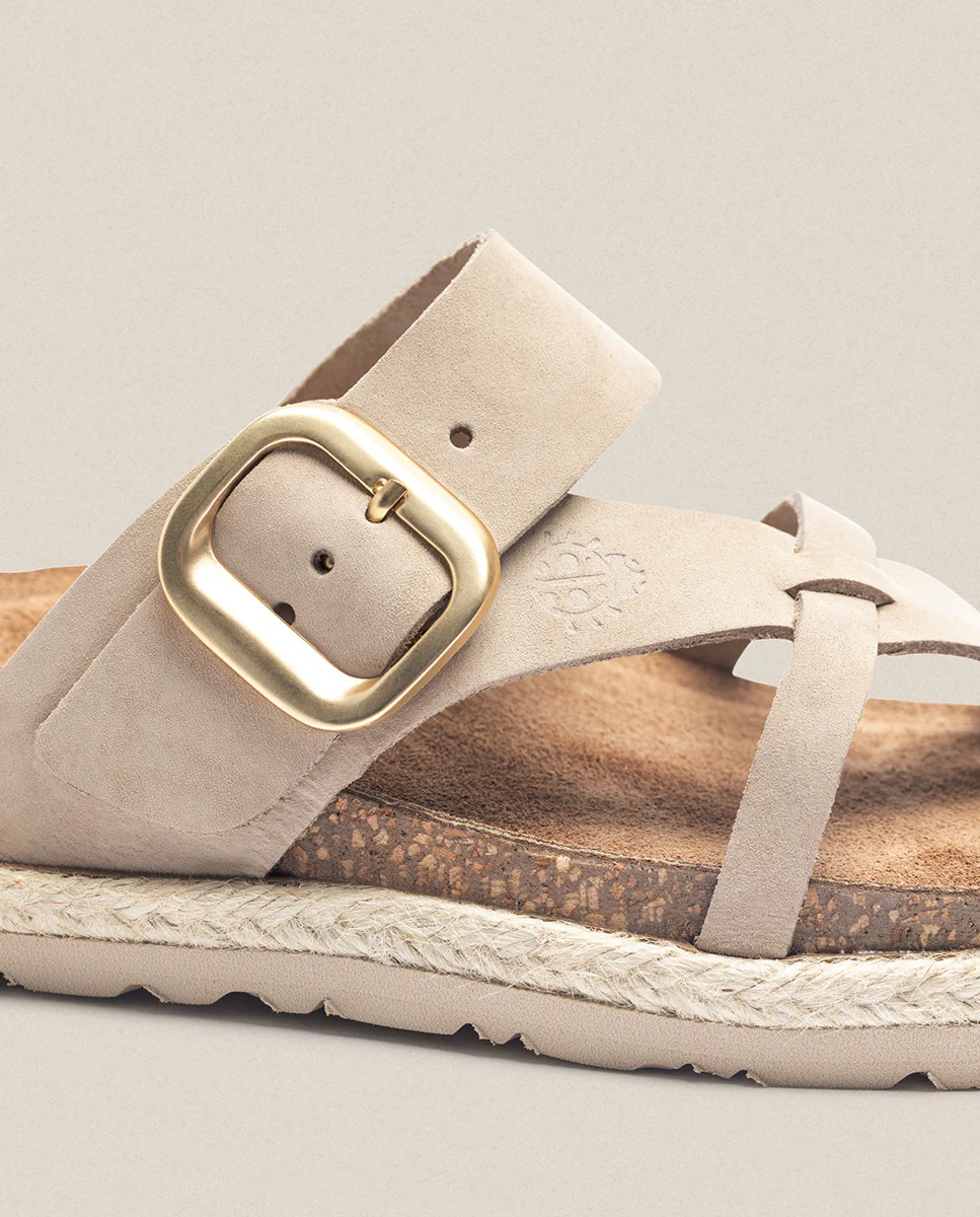 Sandalia plana Arena 003 beige - Image 5