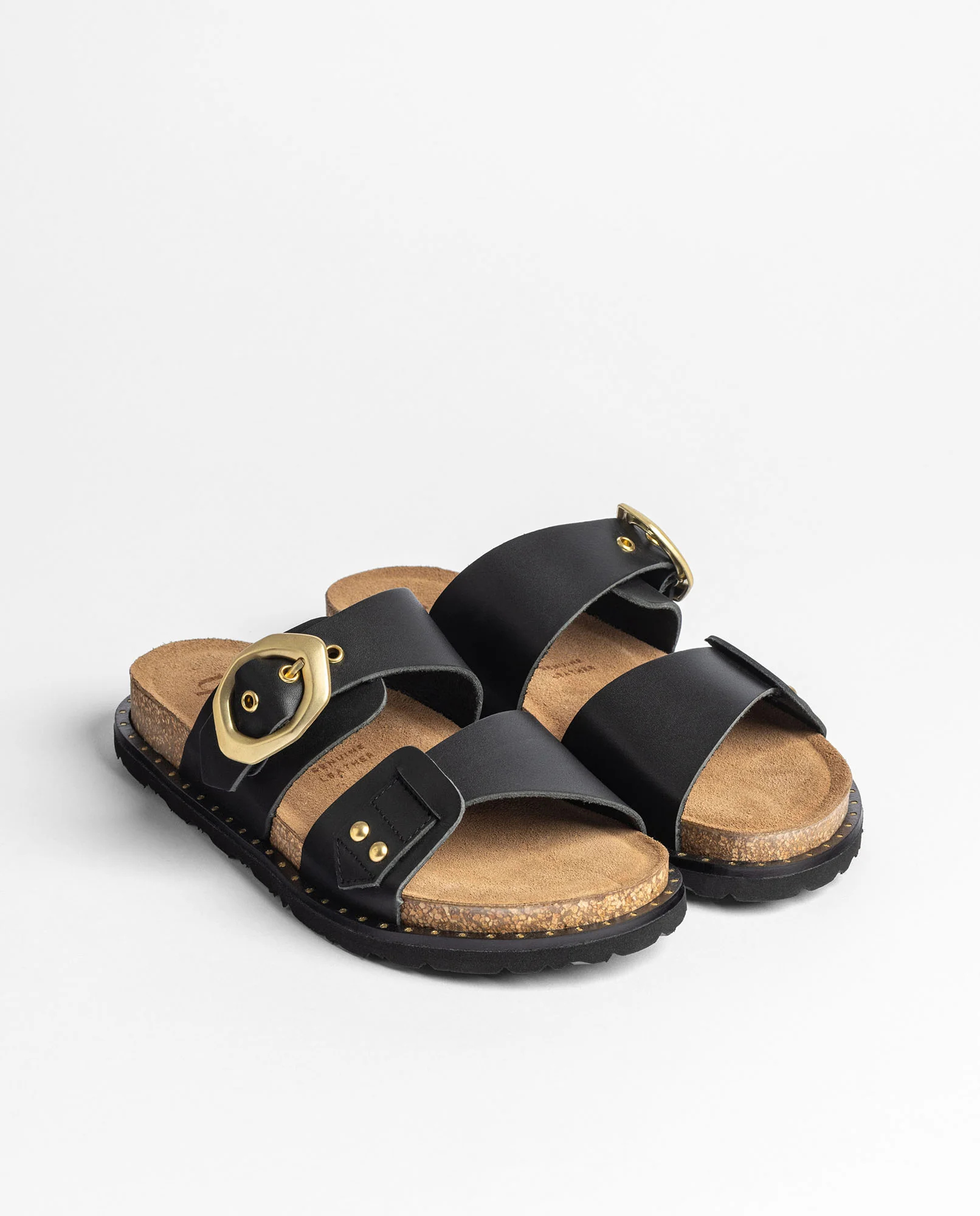 Sandalia plana BOLUS-254 negro - Image 3