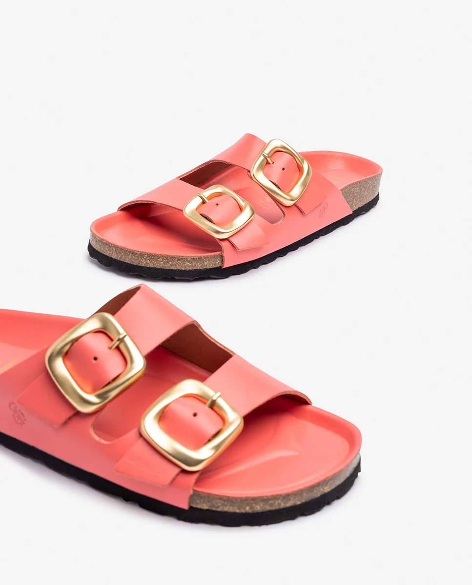 Sandalia plana GRANADA-700 coral - Image 6