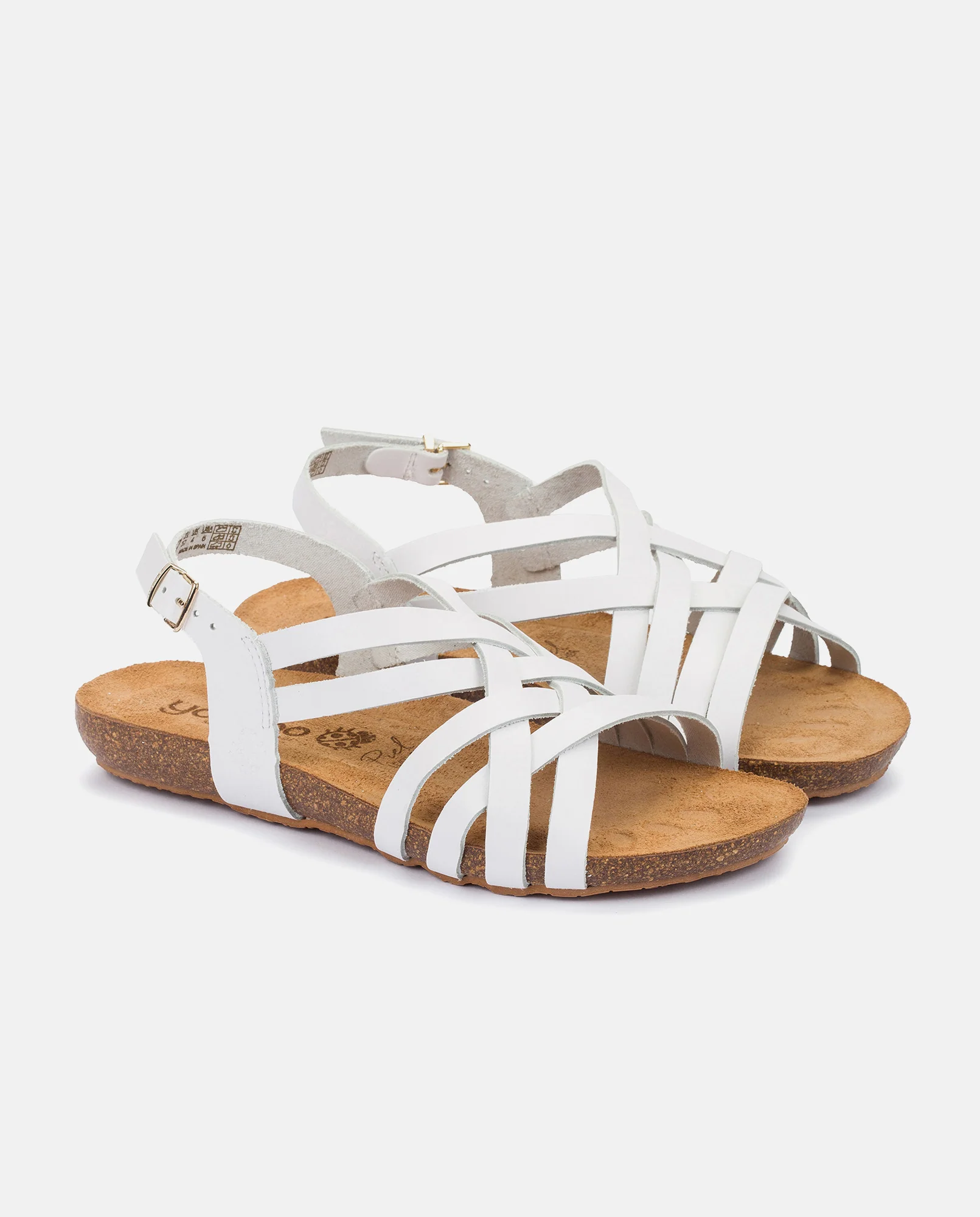 Sandalia plana Ibiza 186 blanco - Image 3