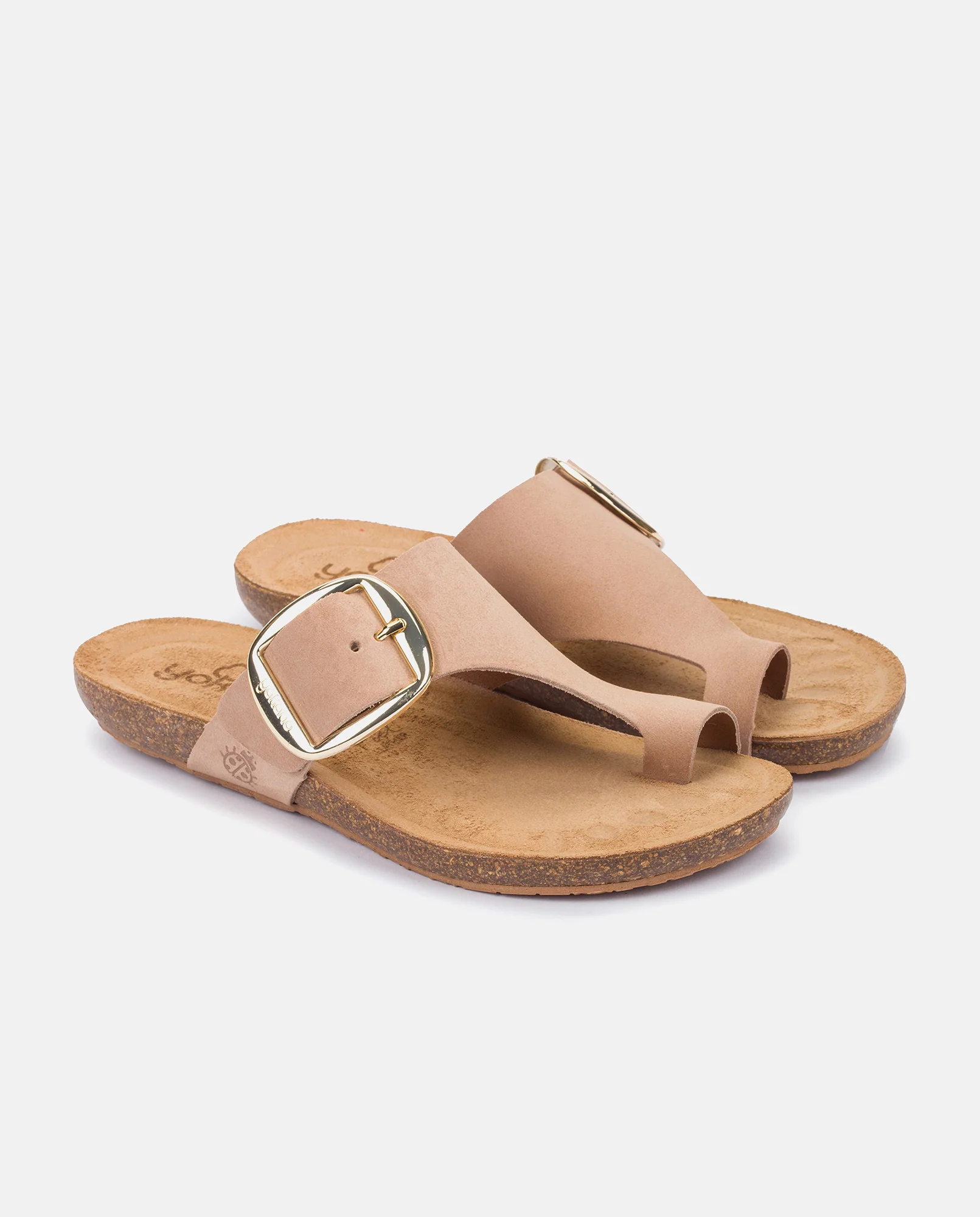Sandalia plana Ibiza 205 beige - Image 3