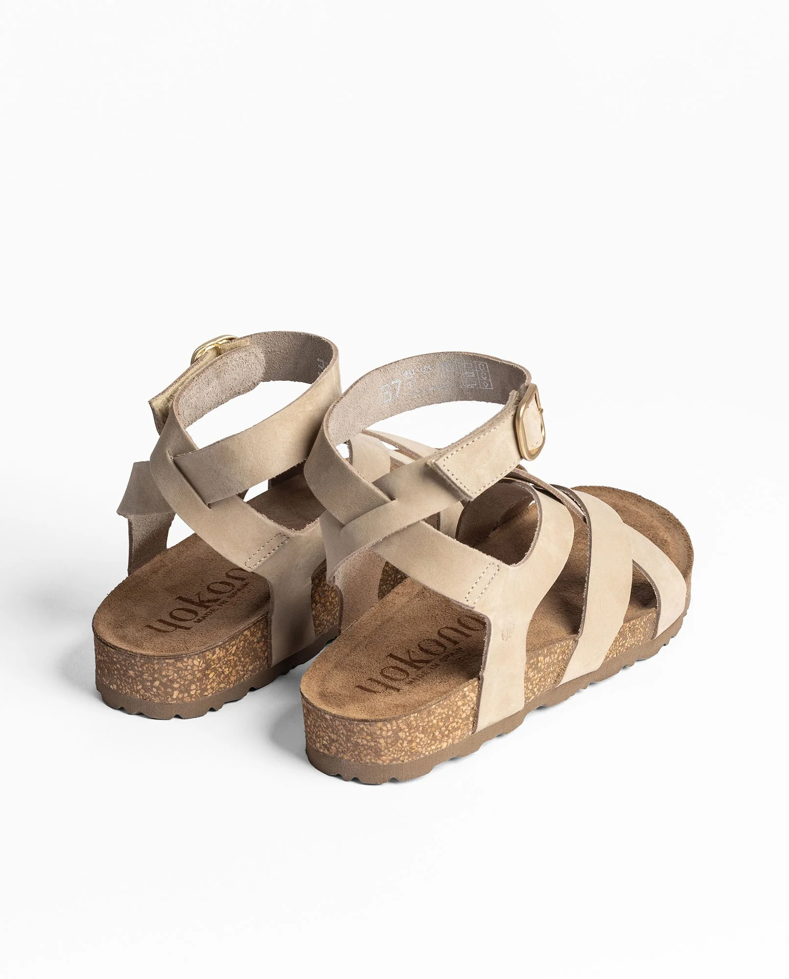 Sandalia plana JERBA-261 beige - Image 3
