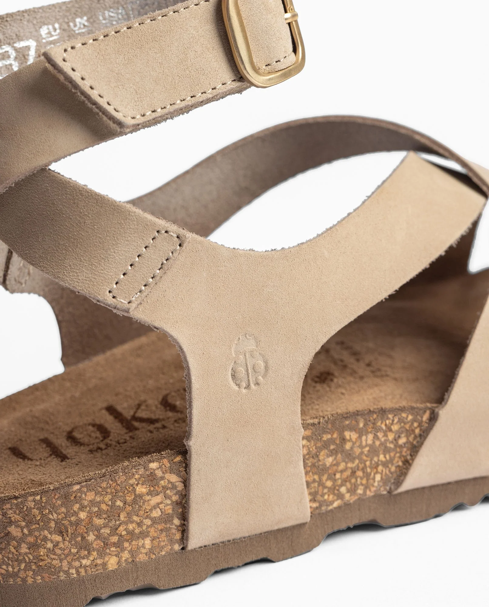 Sandalia plana JERBA-261 beige - Image 4