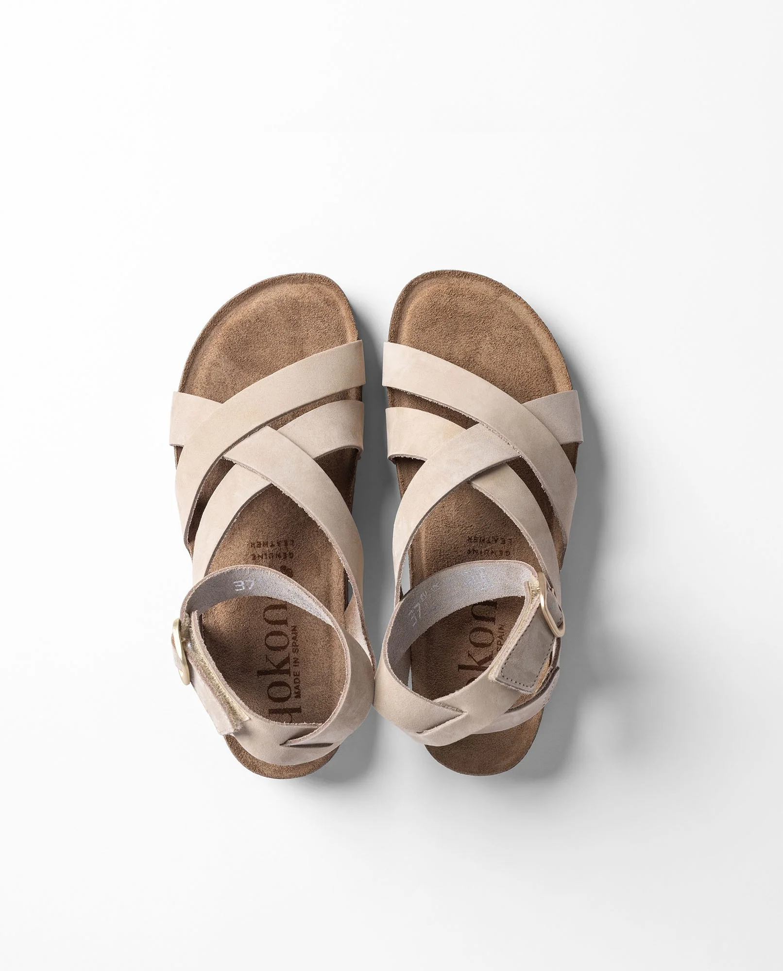 Sandalia plana JERBA-261 beige - Image 5