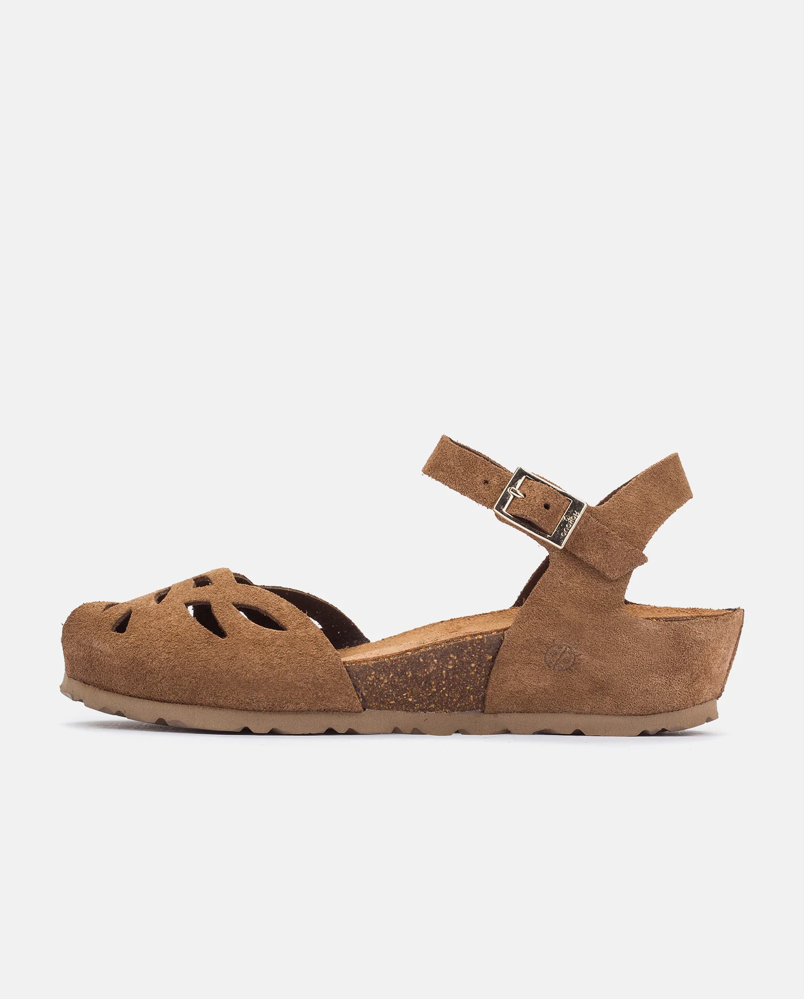 Sandalia plana Monaco 003 marron - Image 6