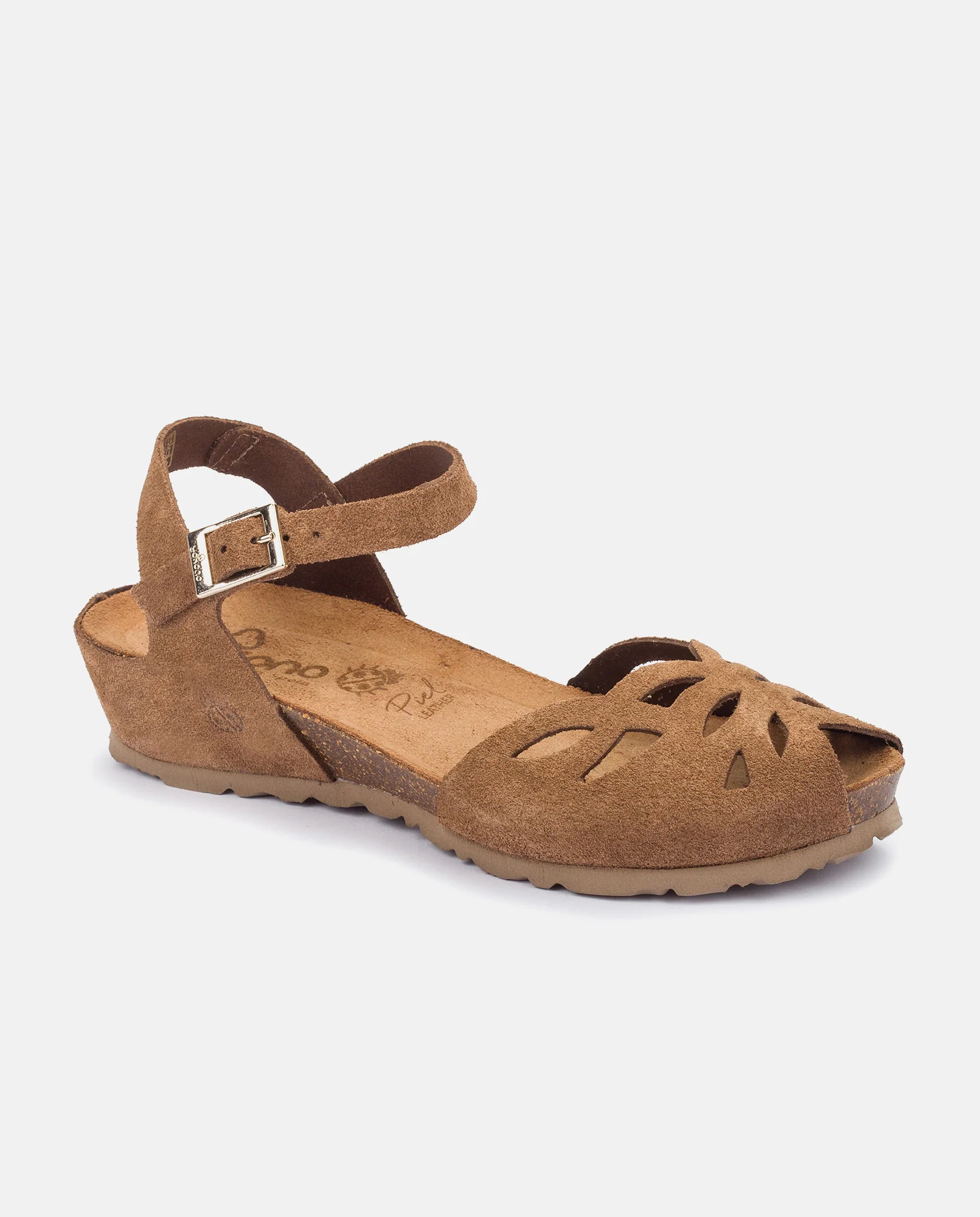 Sandalia plana Monaco 003 marron - Image 8