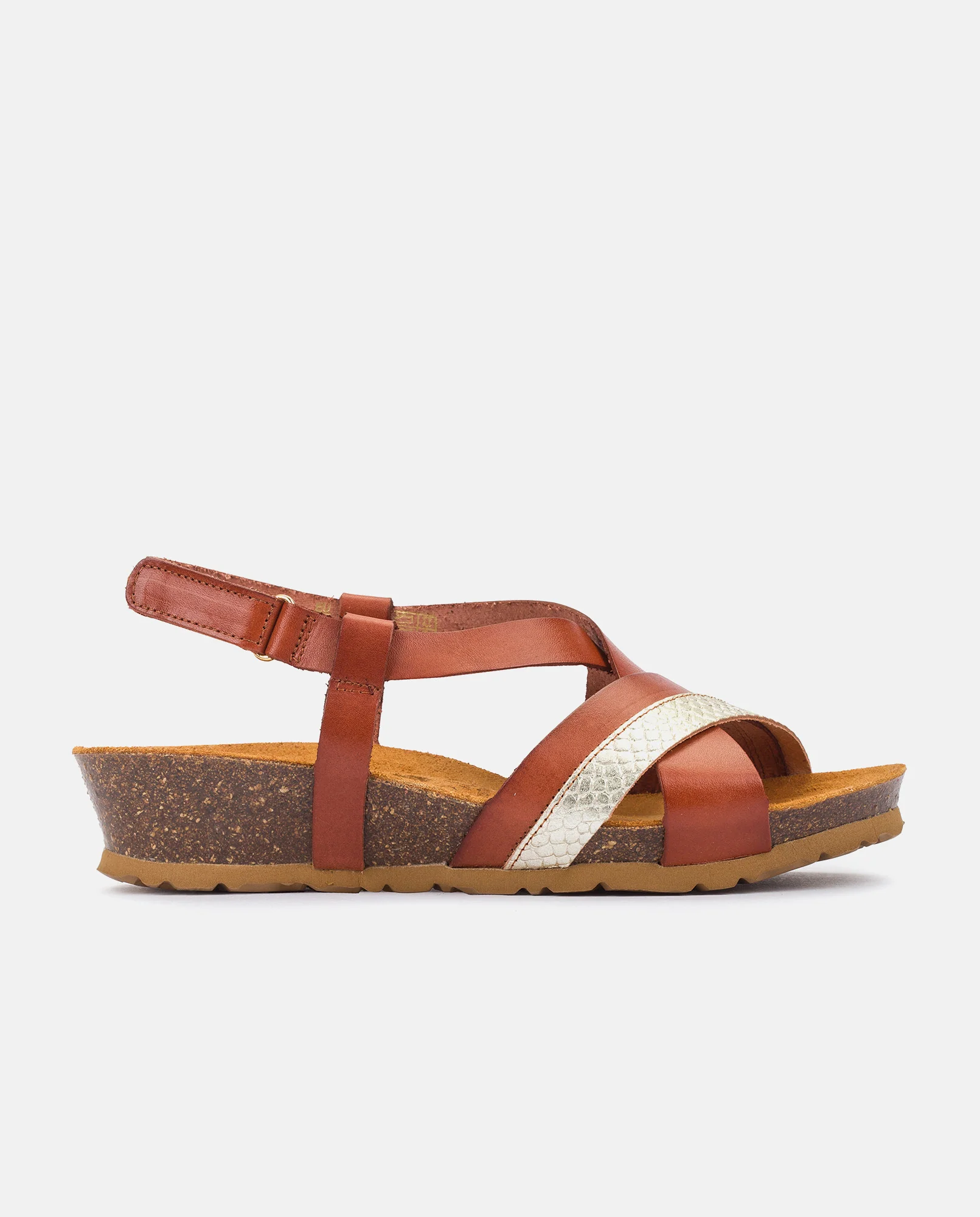 Sandalia plana Monaco 188 marron