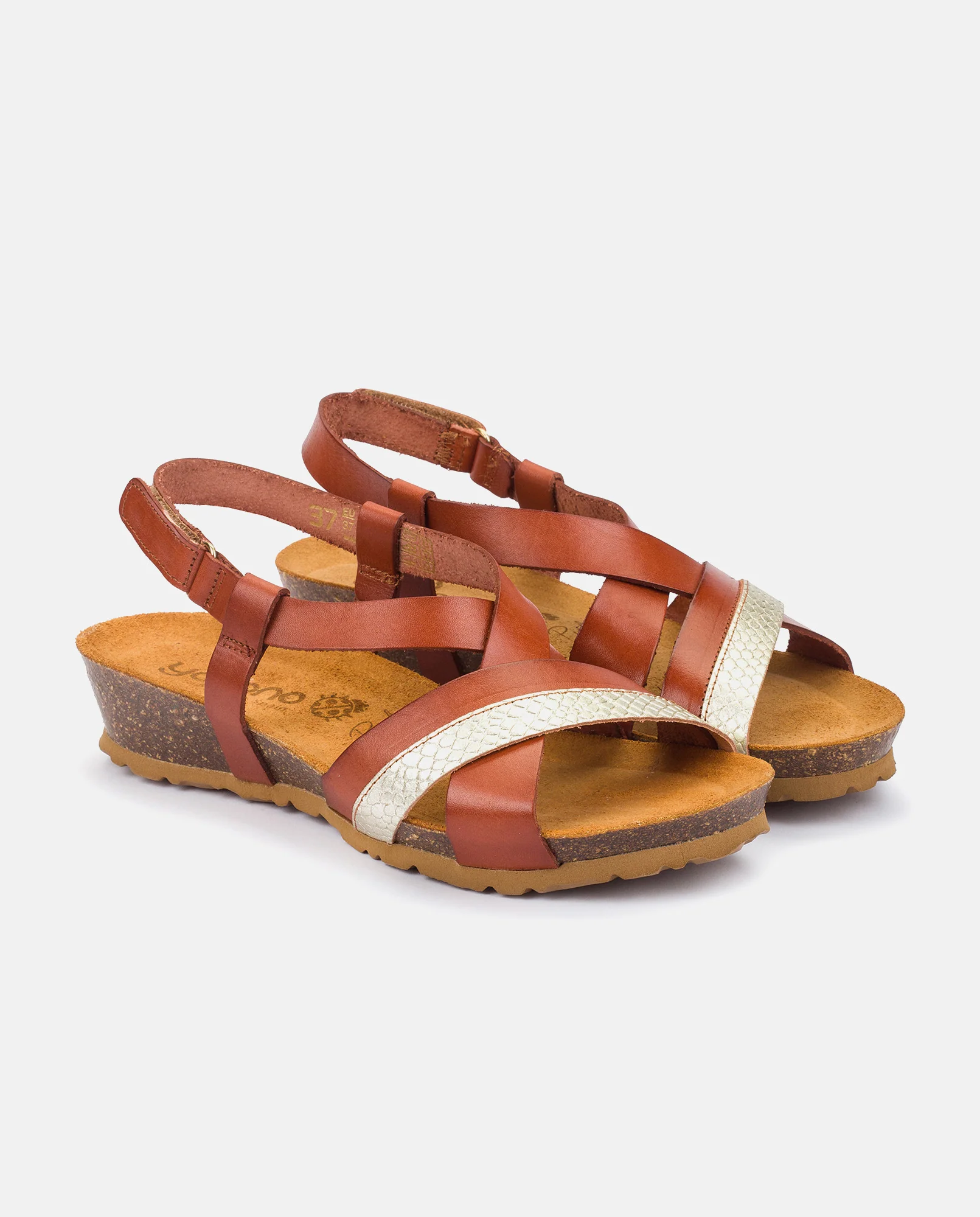 Sandalia plana Monaco 188 marron - Image 3