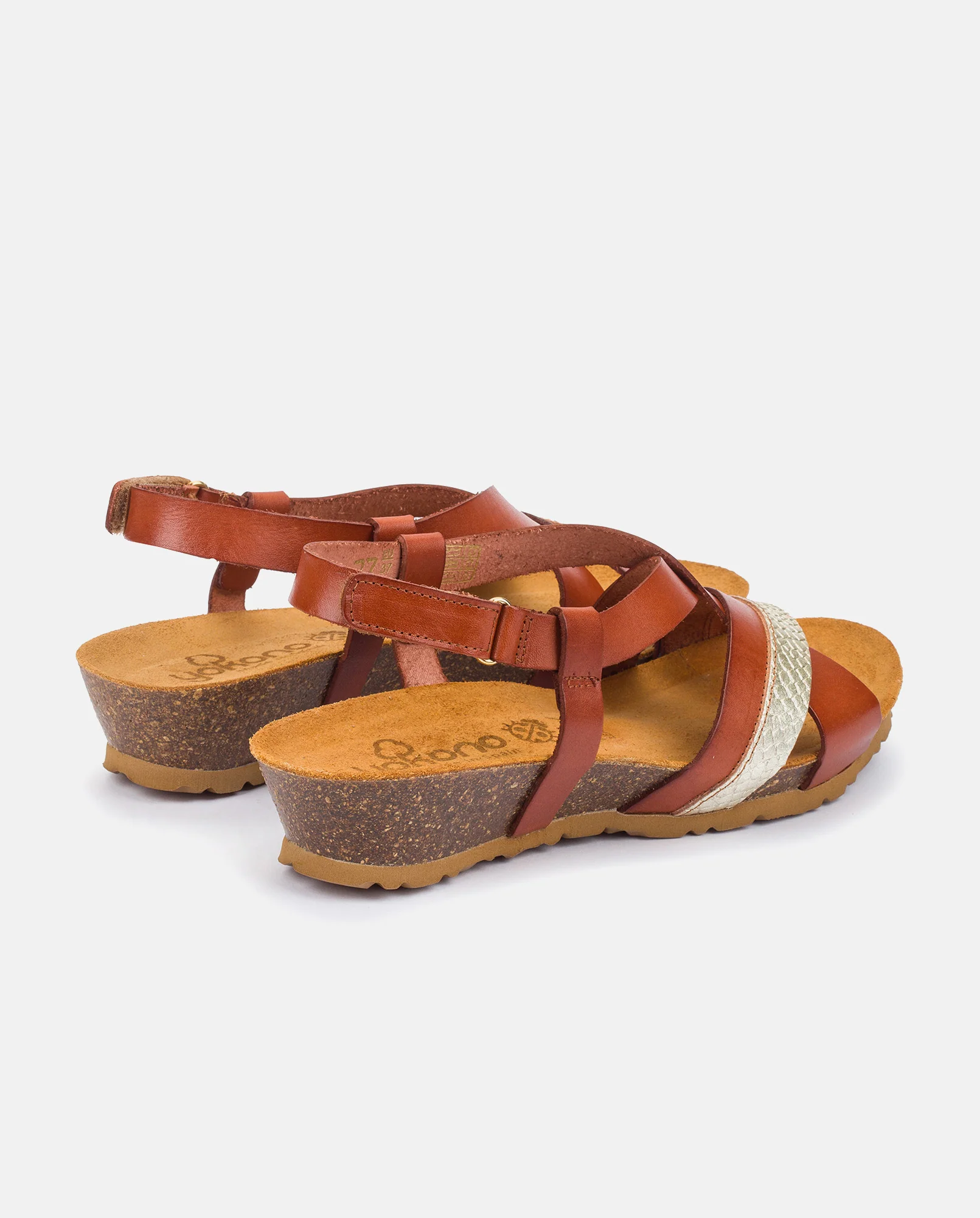 Sandalia plana Monaco 188 marron - Image 4