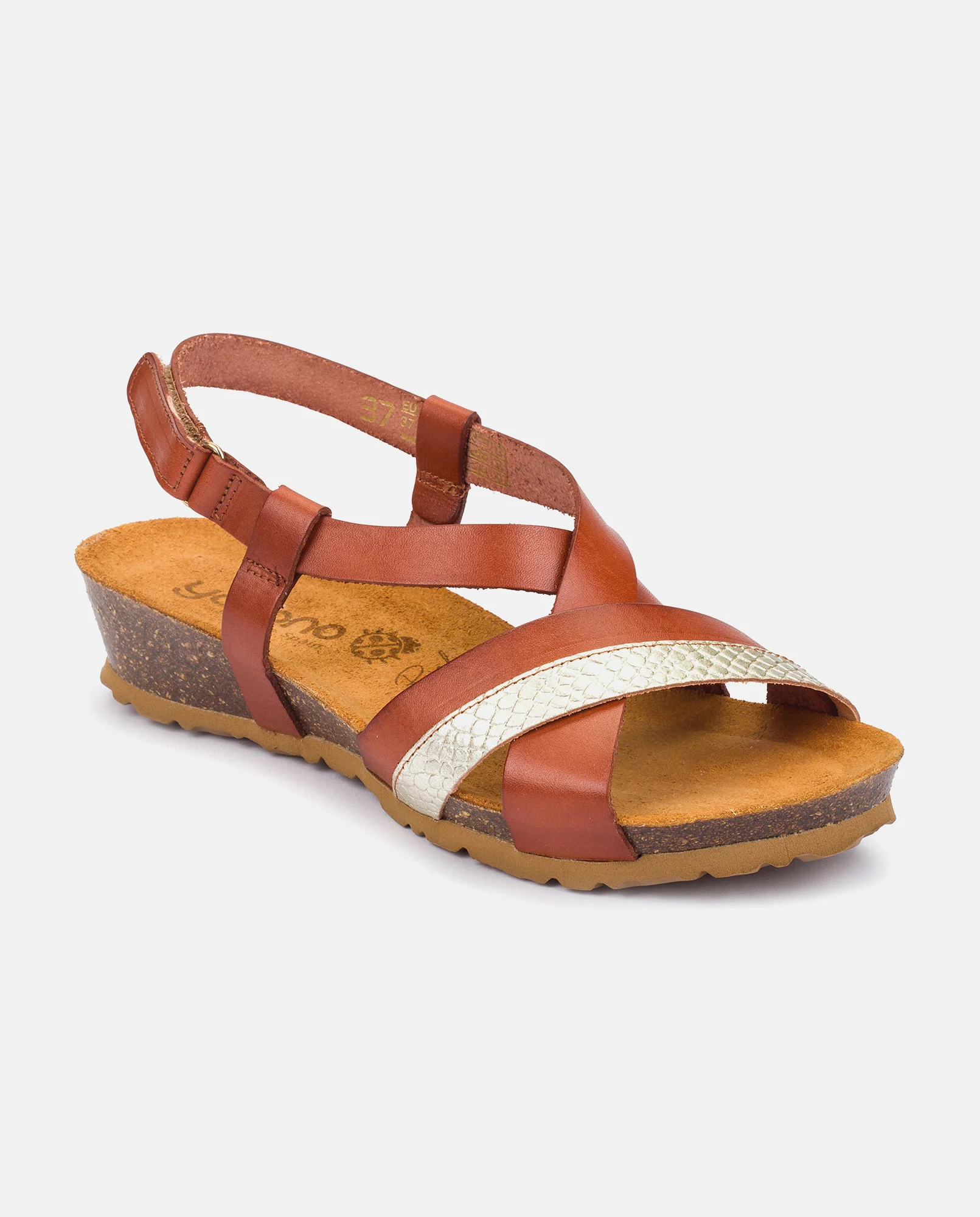 Sandalia plana Monaco 188 marron - Image 8