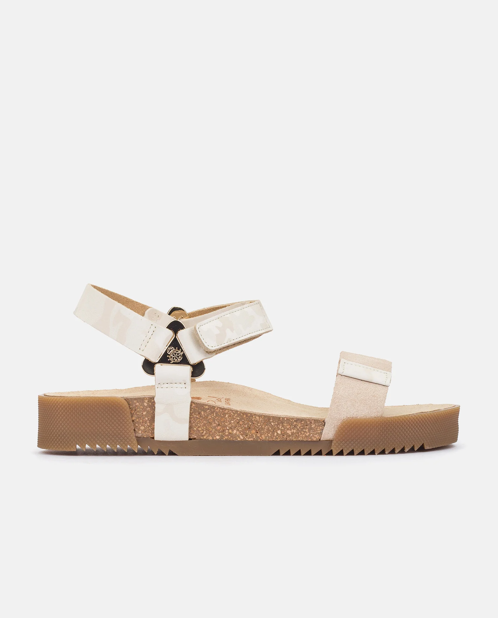 Sandalia plana Ross 002 marron