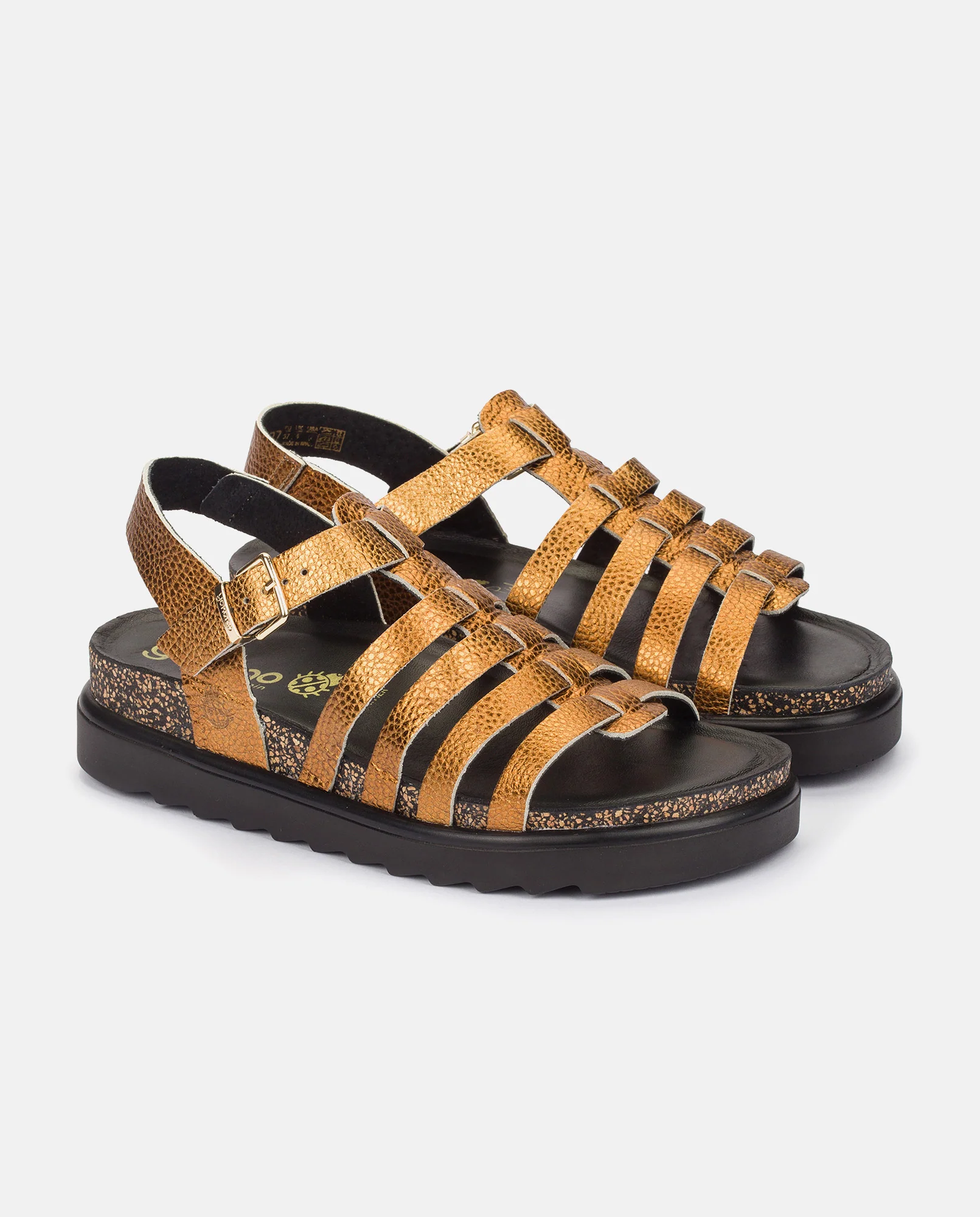 Sandalia plana Tunez 107 marron - Image 3