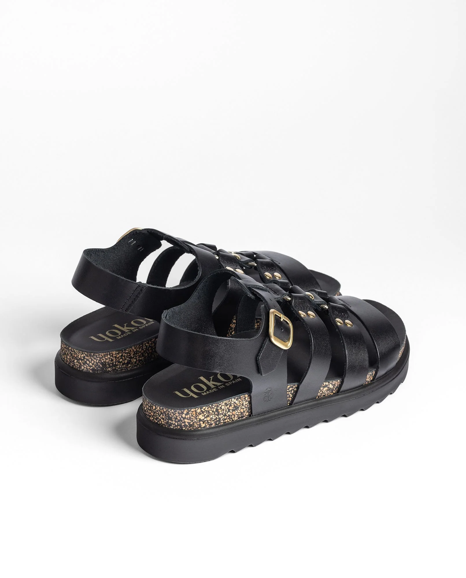 Sandalia plataforma TUNEZ-255 negro - Image 3