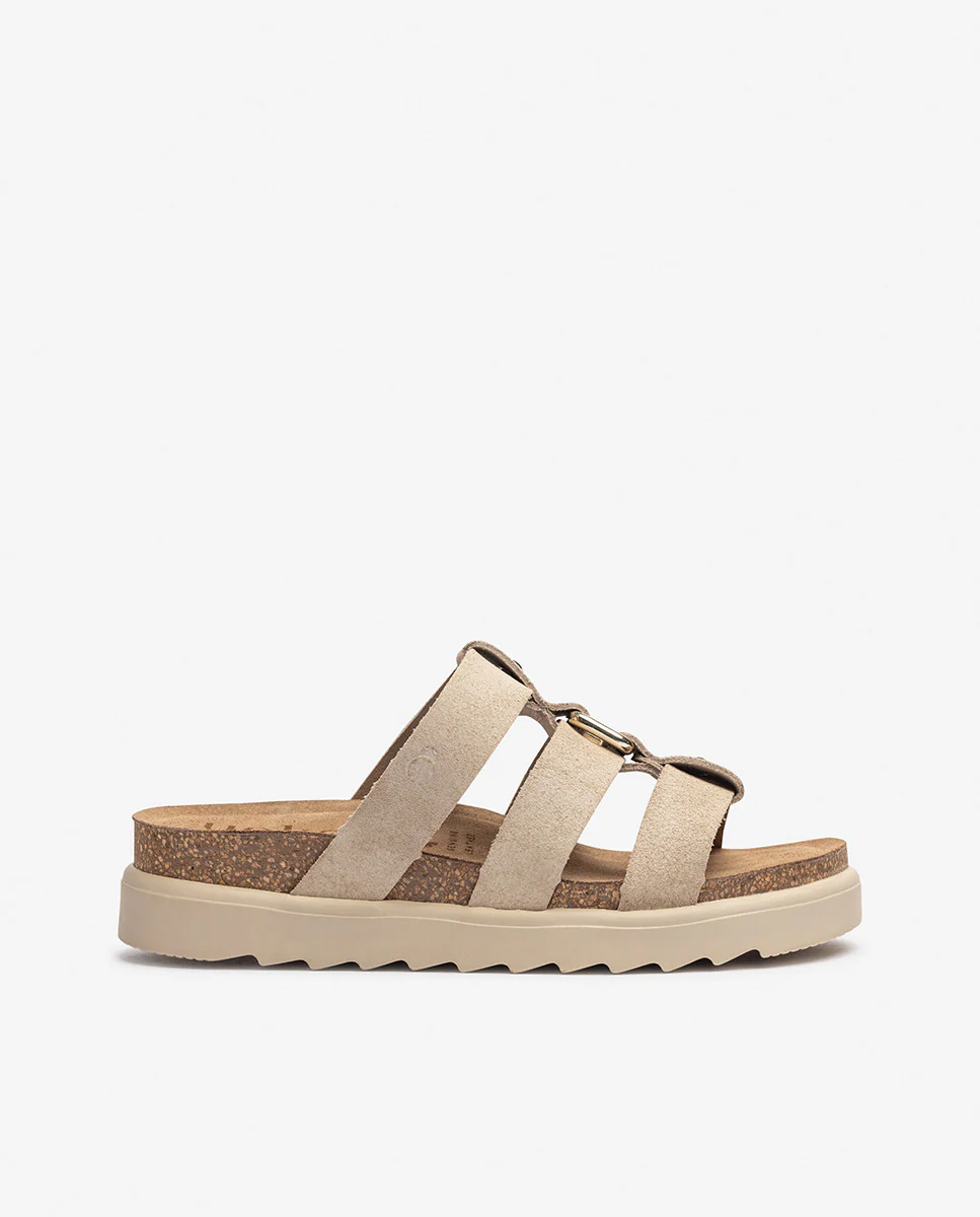 Sandalia de plataforma TUNEZ-256 beige - Image 2