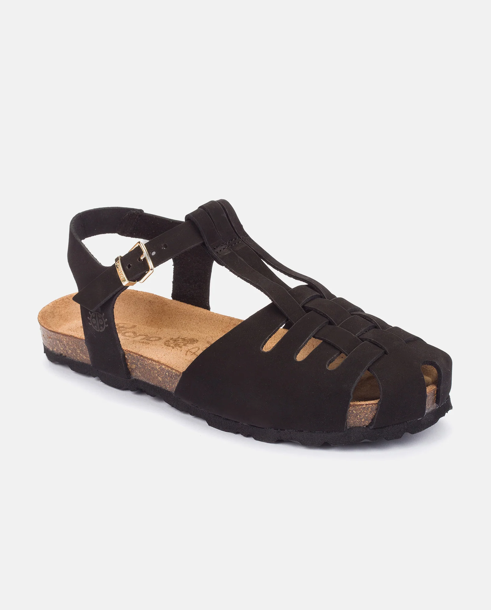 Sandalia plana Villa 180 negro - Image 8