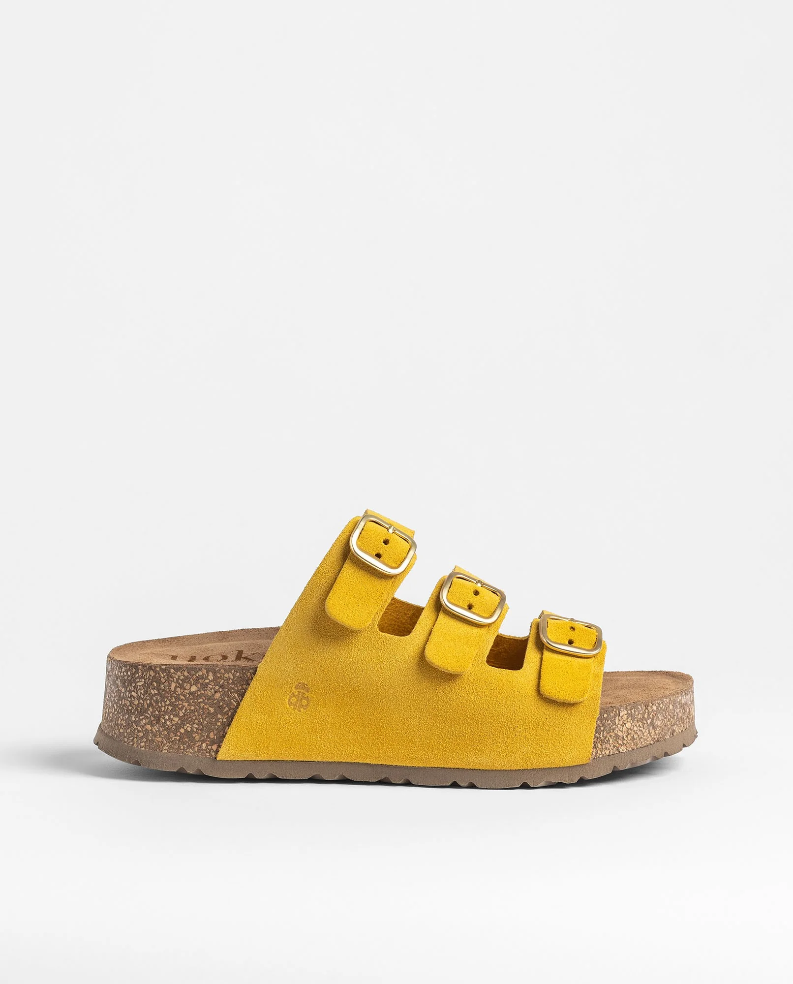 Sandalia plataforma WIWI-263 amarillo