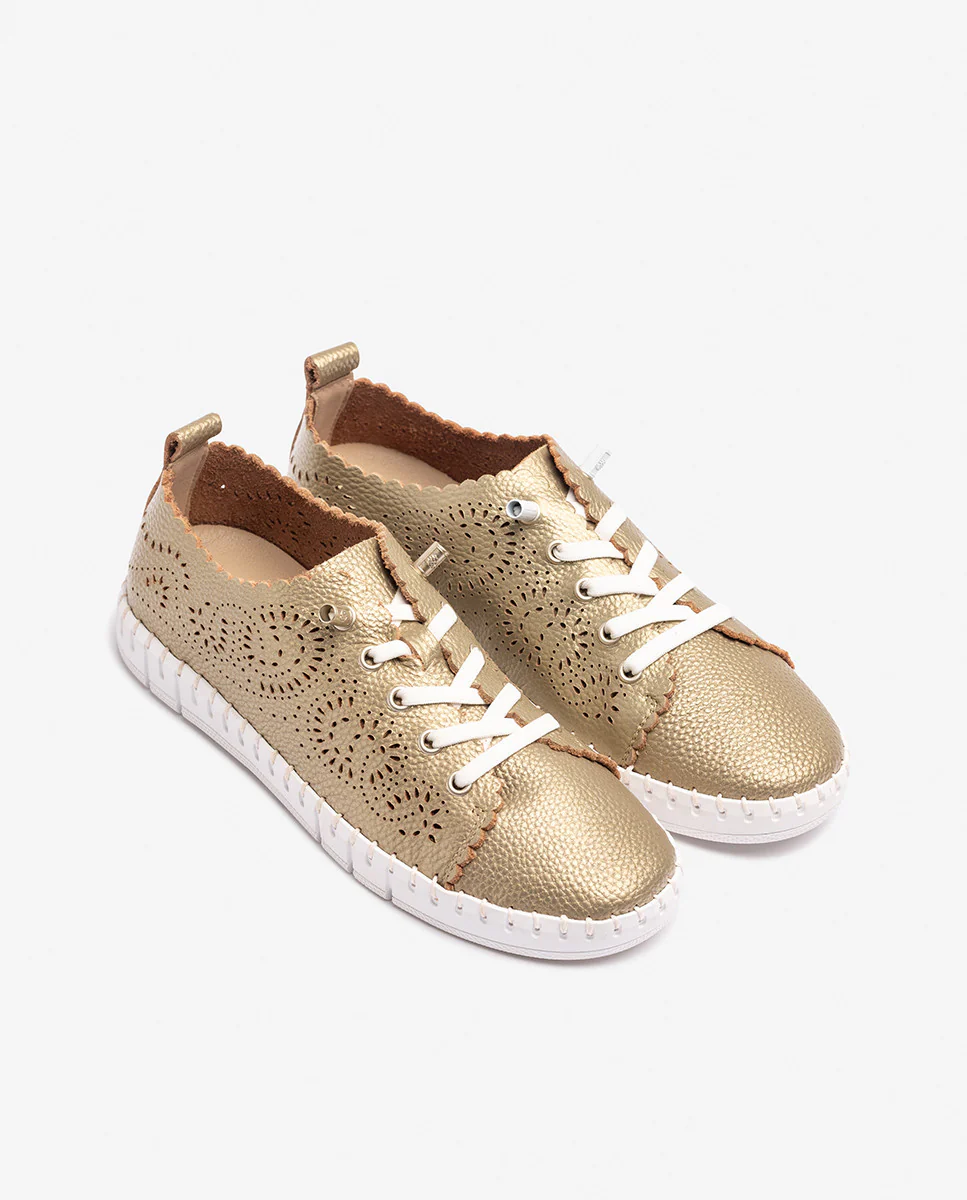 Sneaker FLOW-005 dorado - Image 4